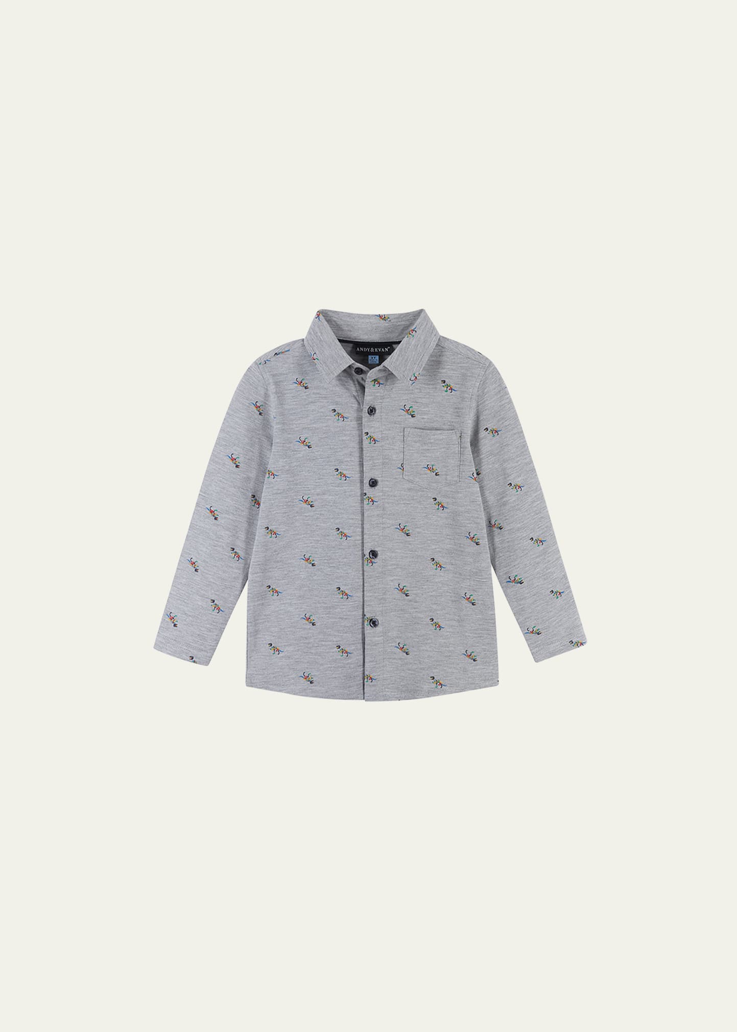 Andy & Evan Boy's Cotton Button-Down Shirt, Size 2-7