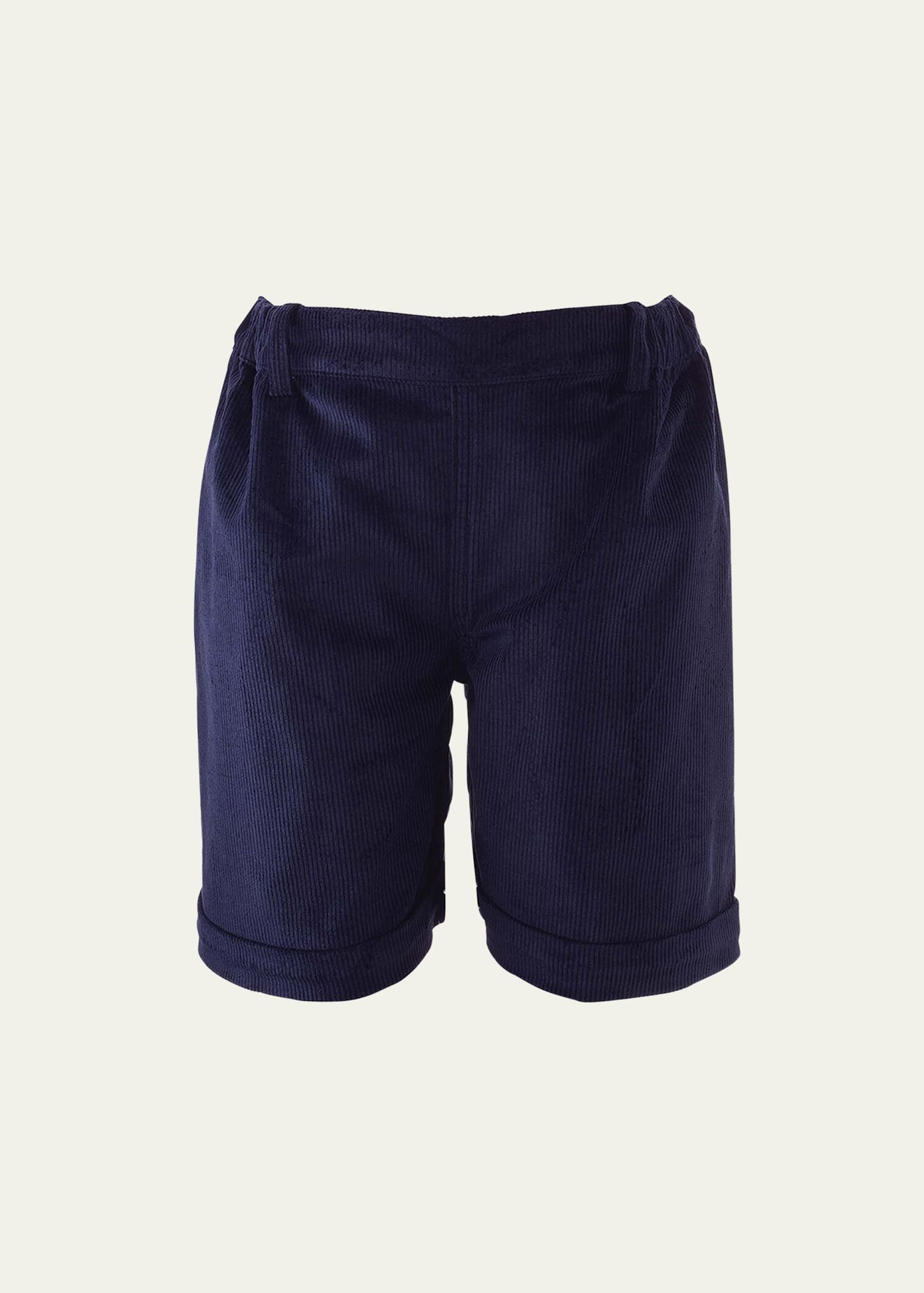 Shop Rachel Riley Boy's Corduroy Shorts In Navy