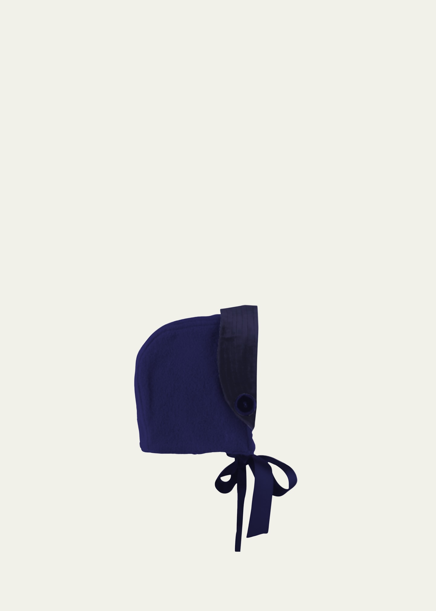 Rachel Riley Kids' Boy's Classic Bonnet With Straps In Navy