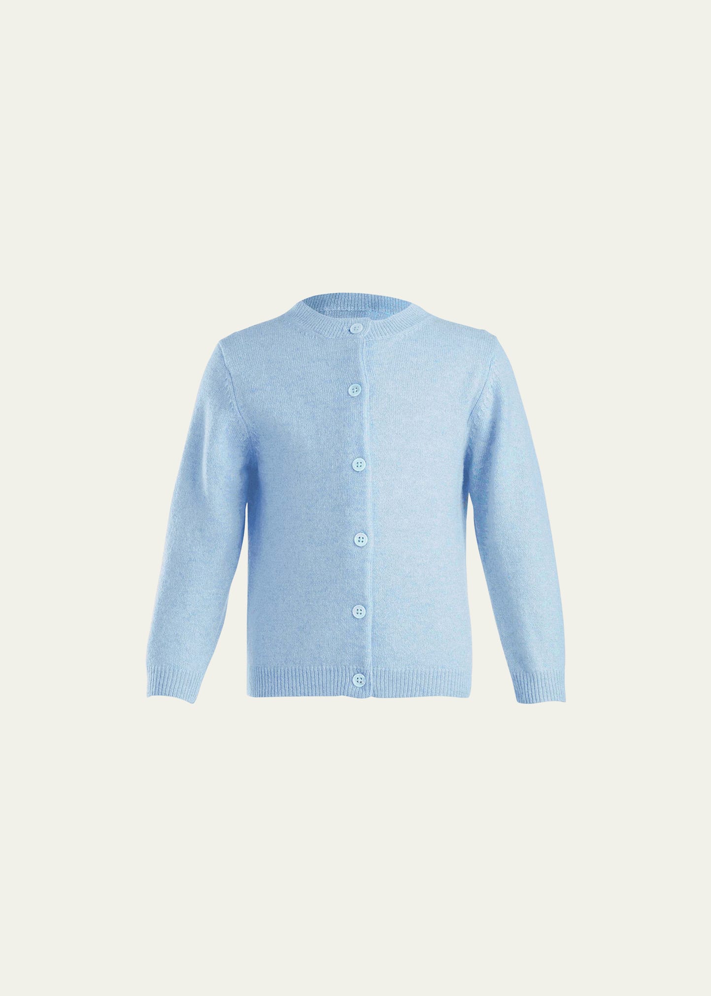 Rachel Riley Girl's Cashmere Cardigan In Blue