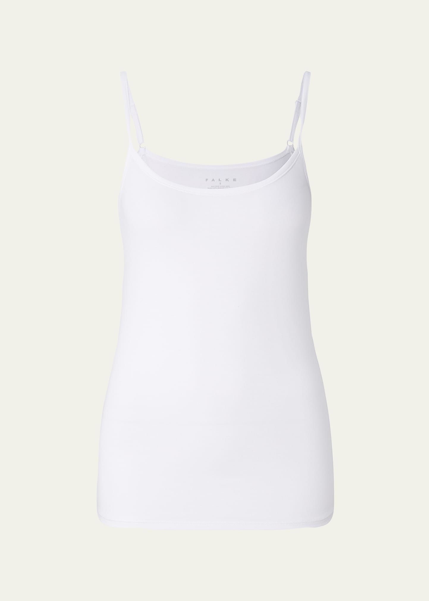 Shop Falke 2-pack Spaghetti-strap Jersey Top In White