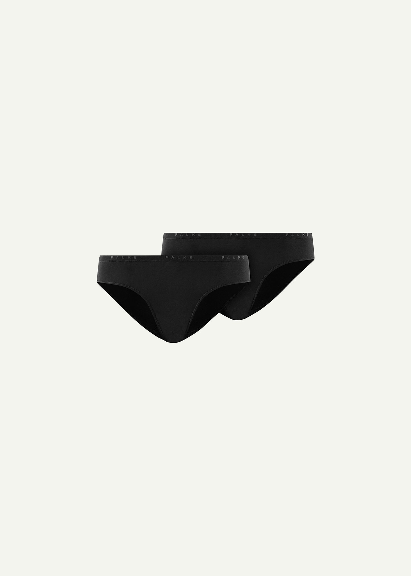 Falke 2-pack Jersey Briefs In Black