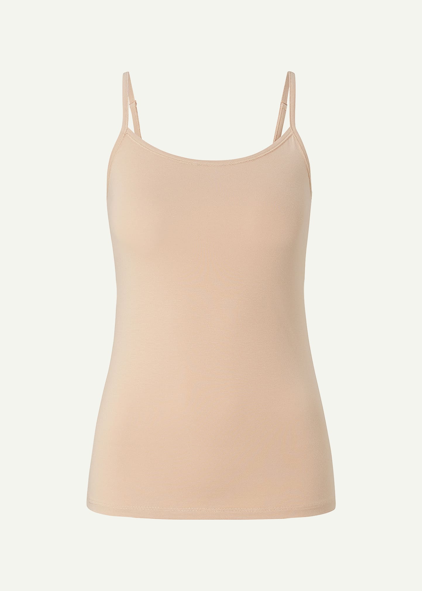 Falke Thermal Spaghetti-strap Top In Camel