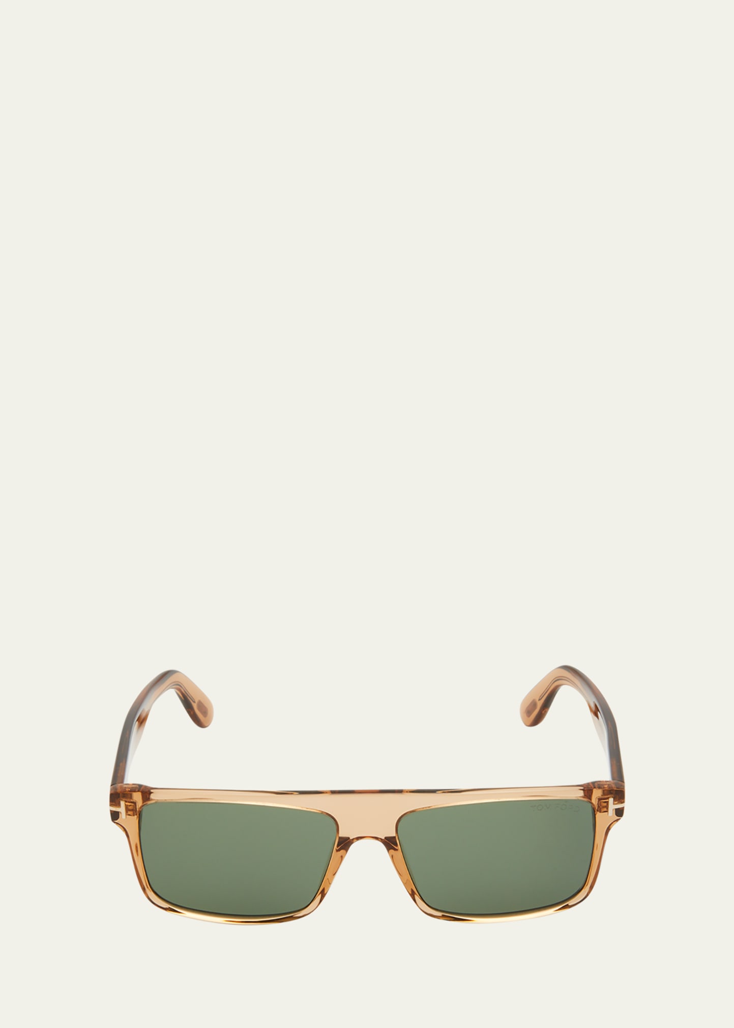 TOM FORD Men's Philippe T-Logo Rectangle Sunglasses | Smart Closet