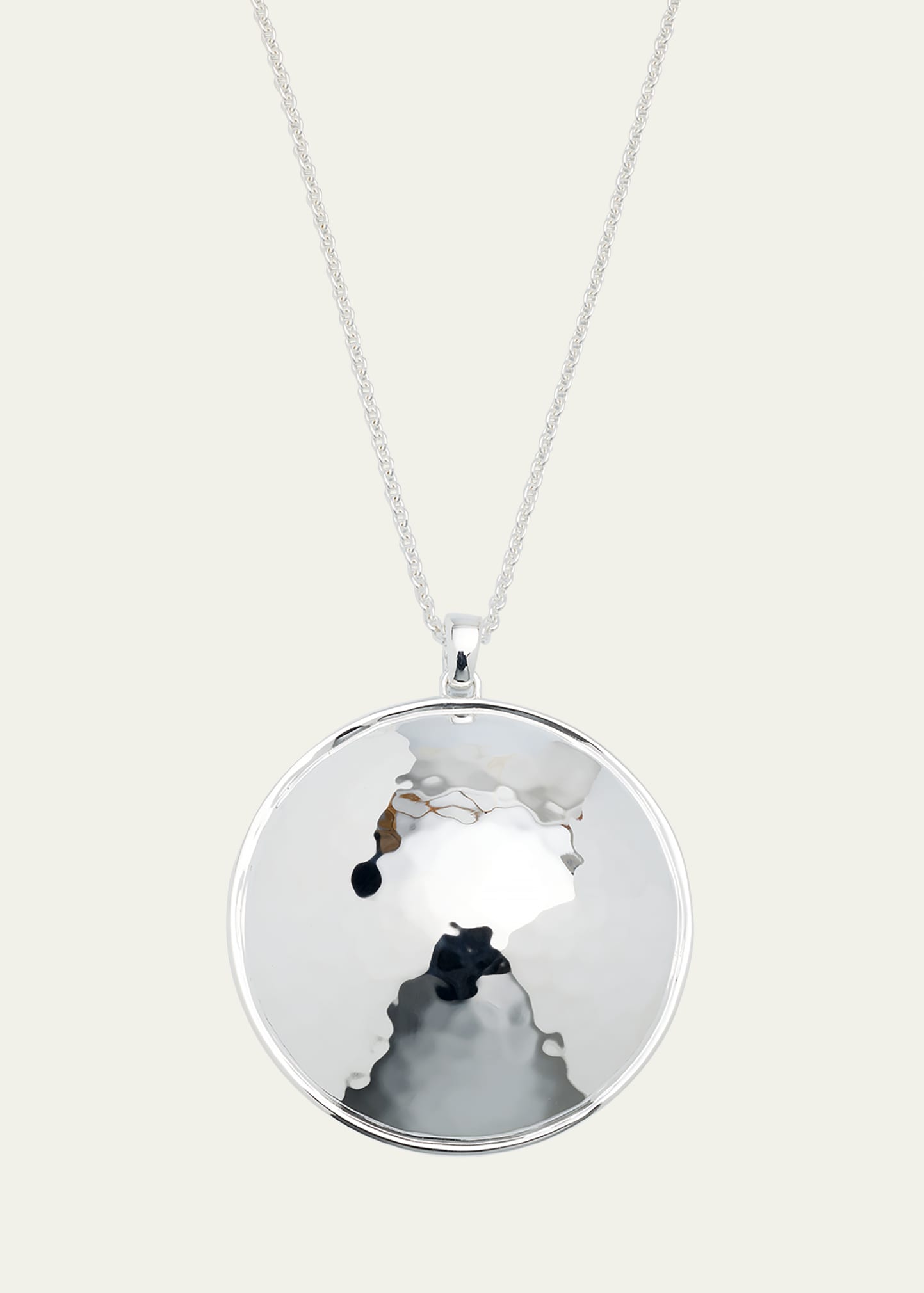 Ippolita Large Goddess Pendant Necklace In Sterling Silver