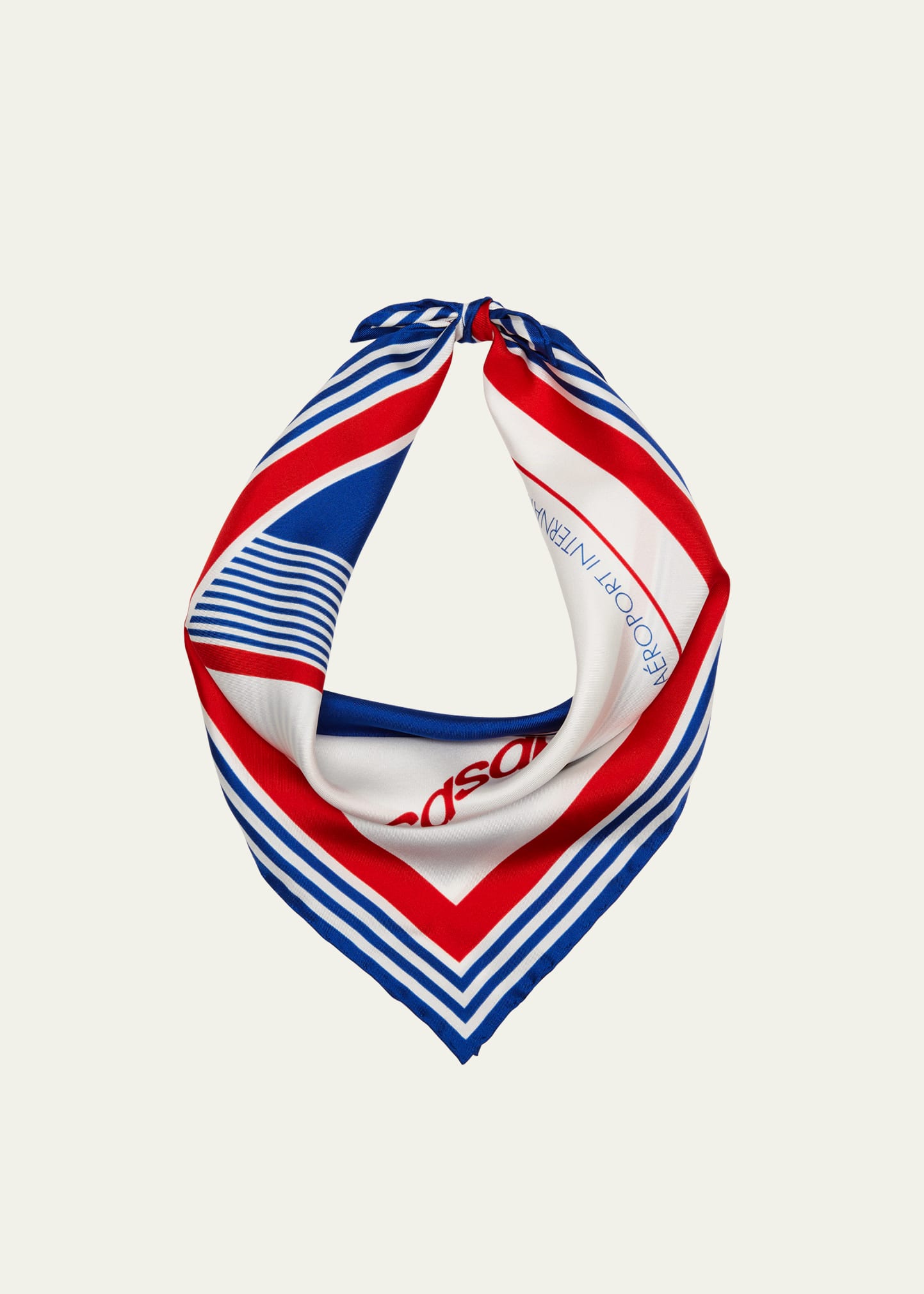 Men's Airways-Logo Square Silk Scarf
