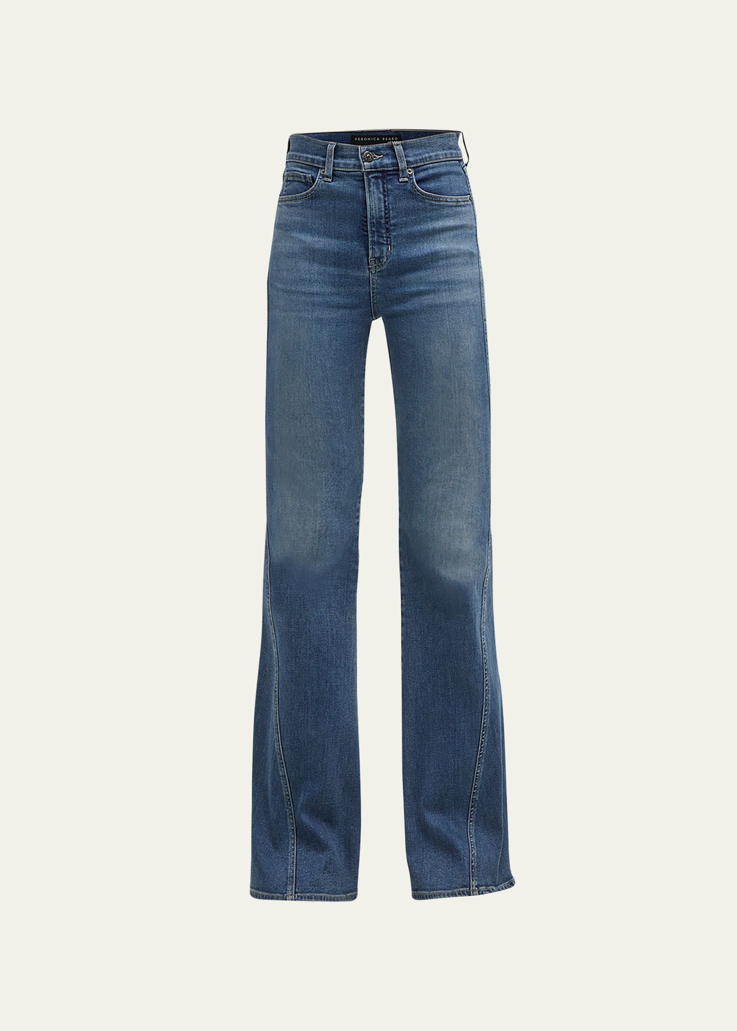 VERONICA BEARD JEANS SHERIDAN HIGH-RISE FLARED JEANS