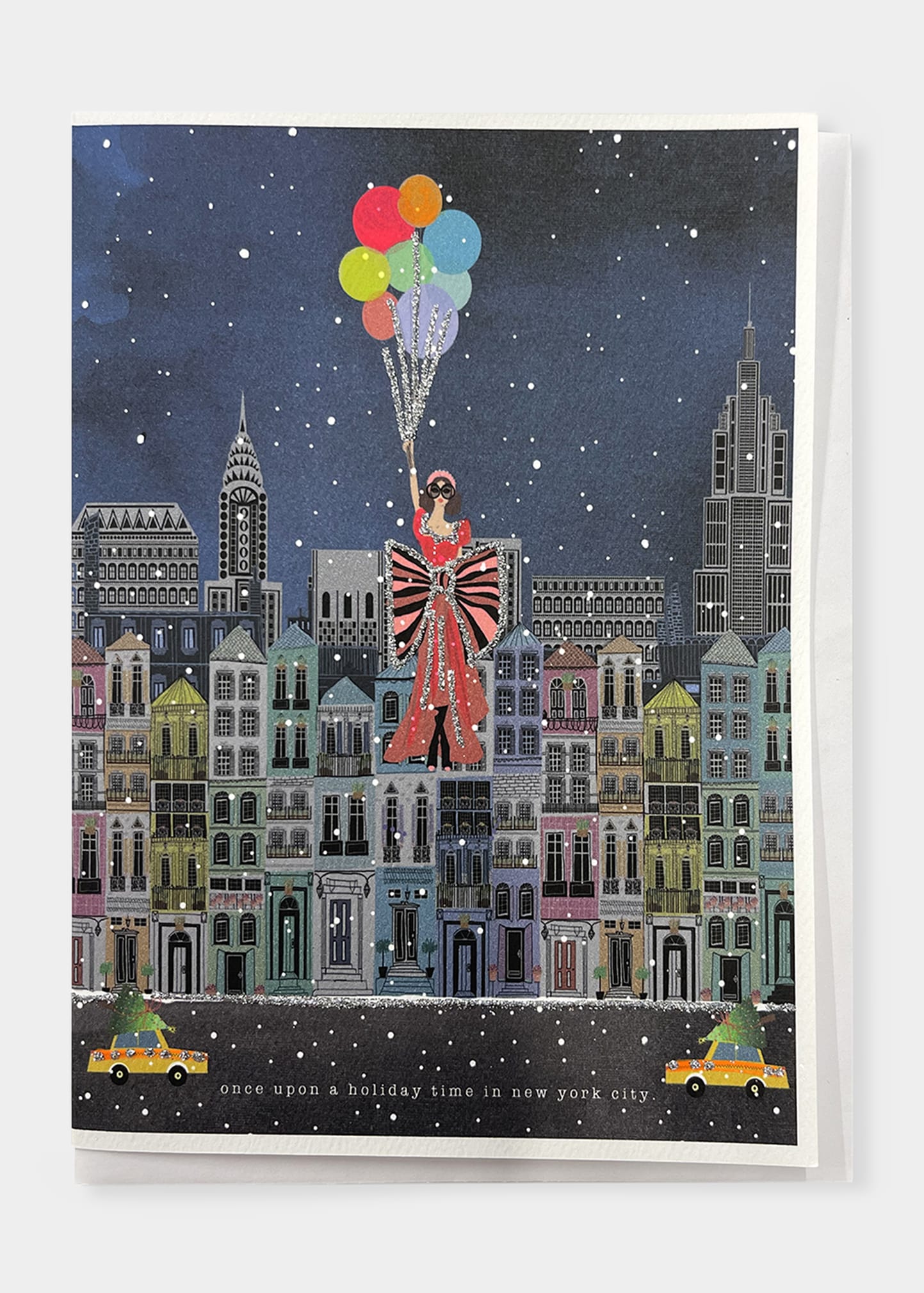 Once Upon A Holiday Time In New York City Card