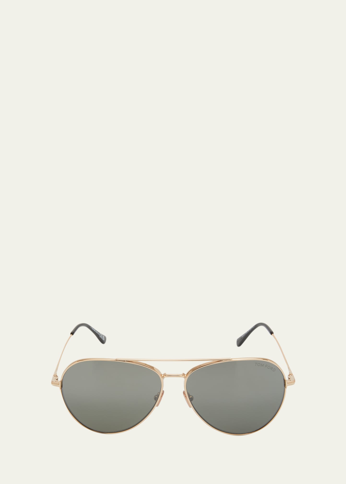 Tom Ford Men's Maxwell Double-Bridge Aviator Sunglasses