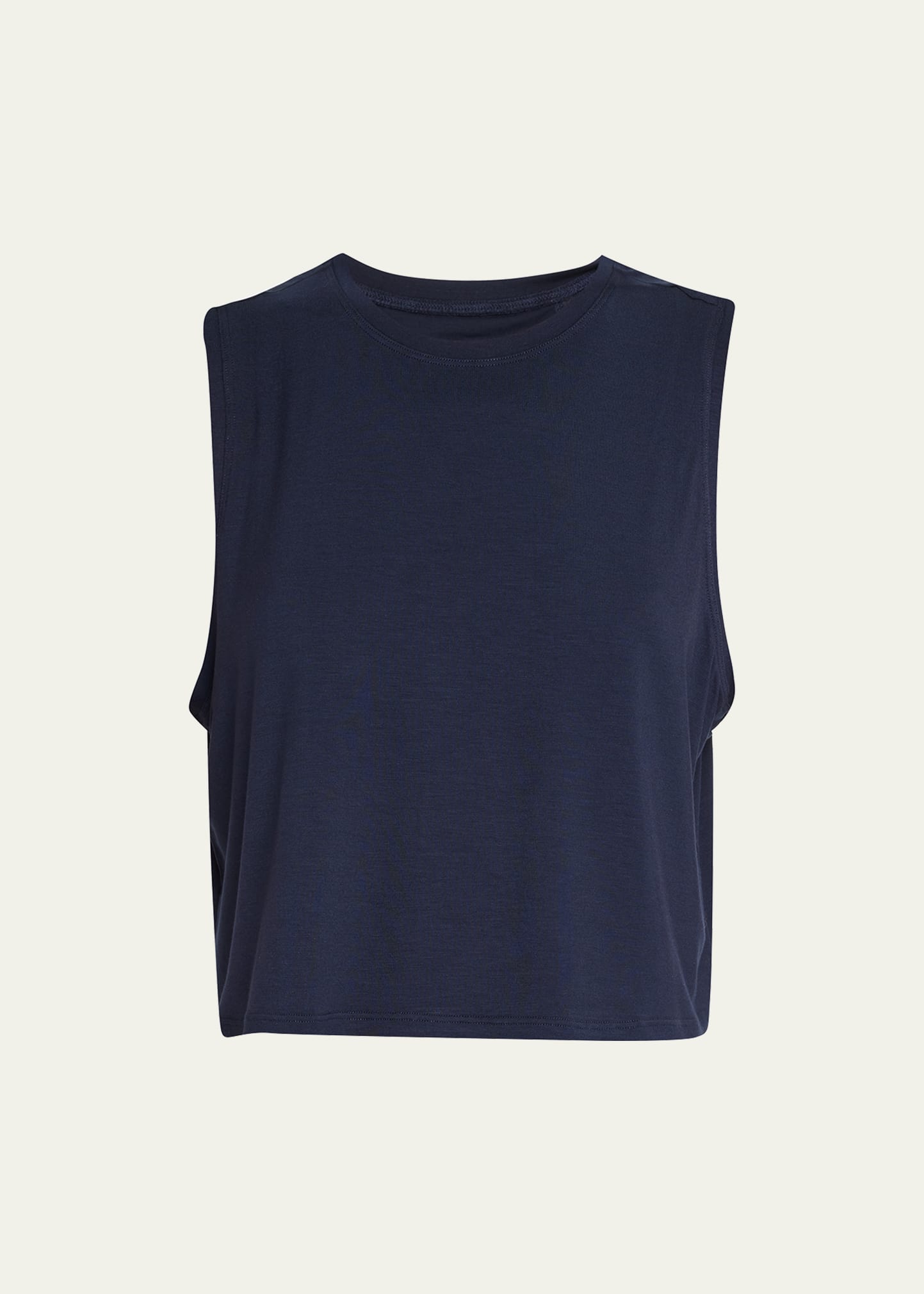 Splits59 Sienna Cropped Tank Top In Indigo