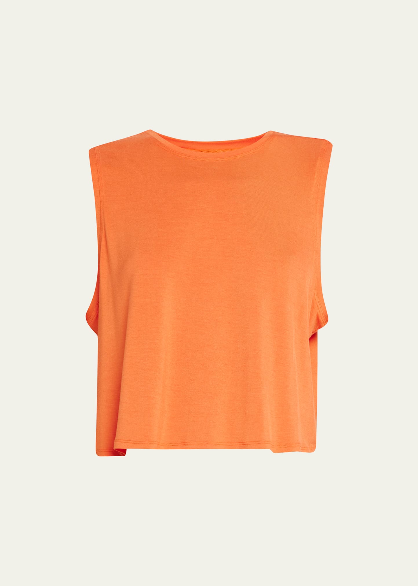 Splits59 Sienna Jersey Crop Tank In Fire