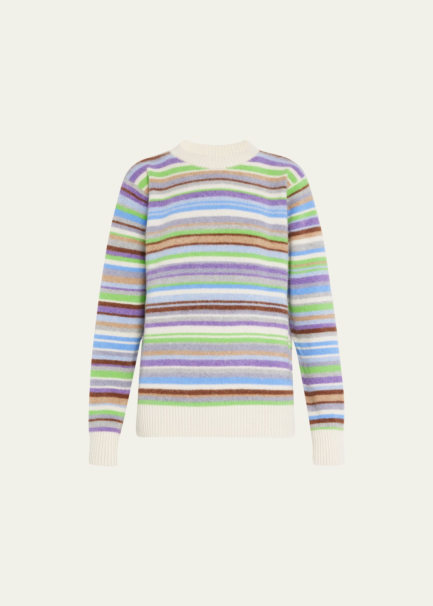 Ultra Stripe Crew-Neck Cashmere sweater