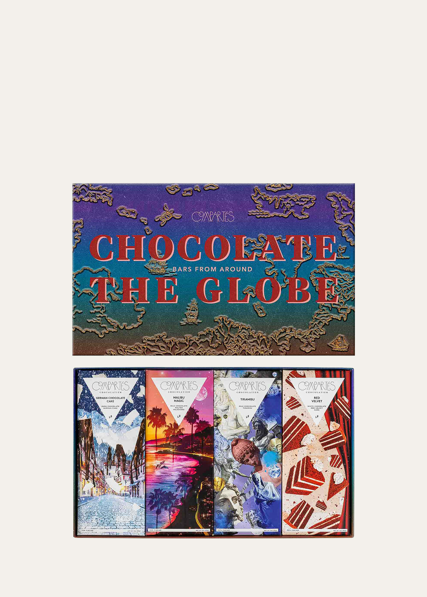 Around the Globe Chocolate Bar Gift Box