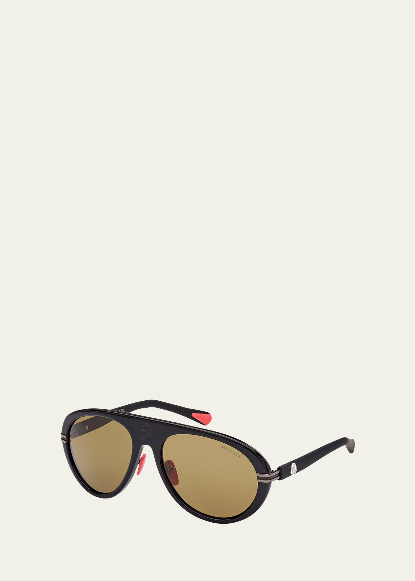 Navigaze Two-Tone Acetate Aviator Sunglasses