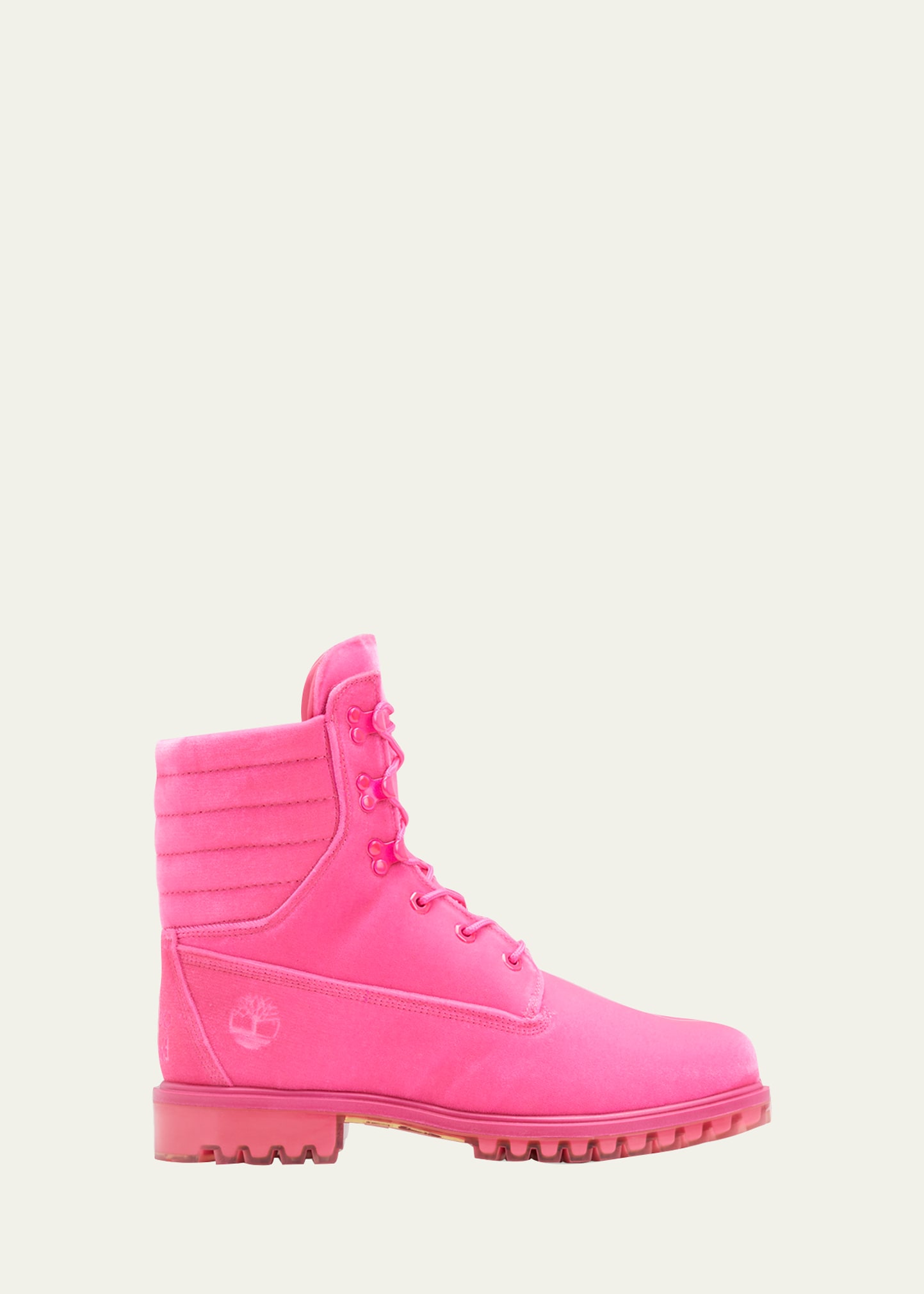 Jimmy Choo X Timberland 8 Inch Puffer Boot In Hot Pink | ModeSens