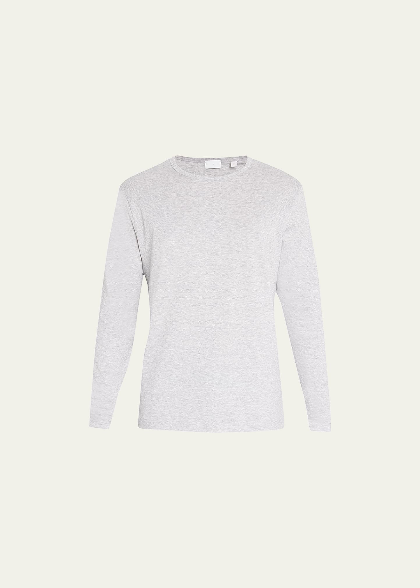 Handvaerk Men's Pima Cotton T-shirt In Grey Melange