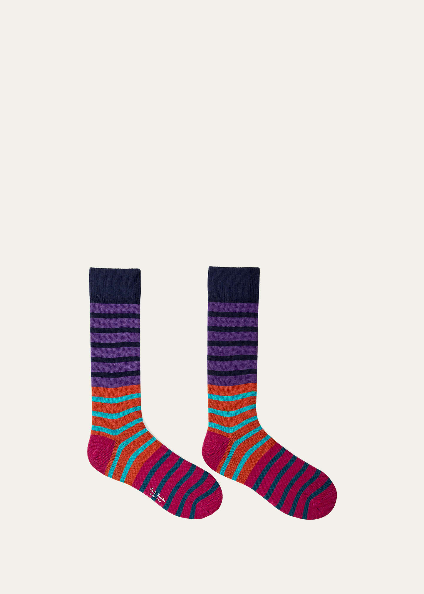 Men's Yahya Stripe Crew Socks