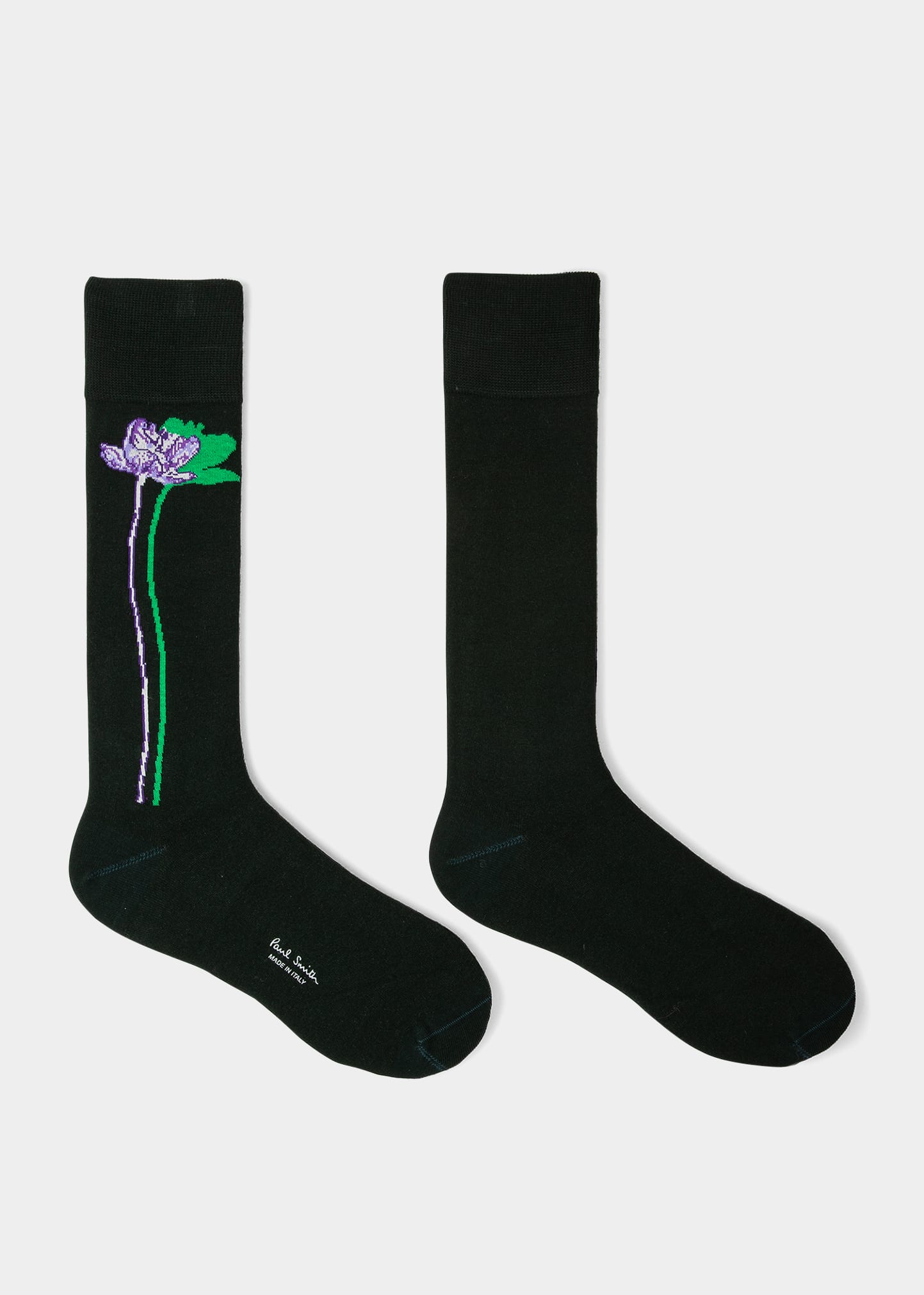 Men's Shadow Flower Crew Socks