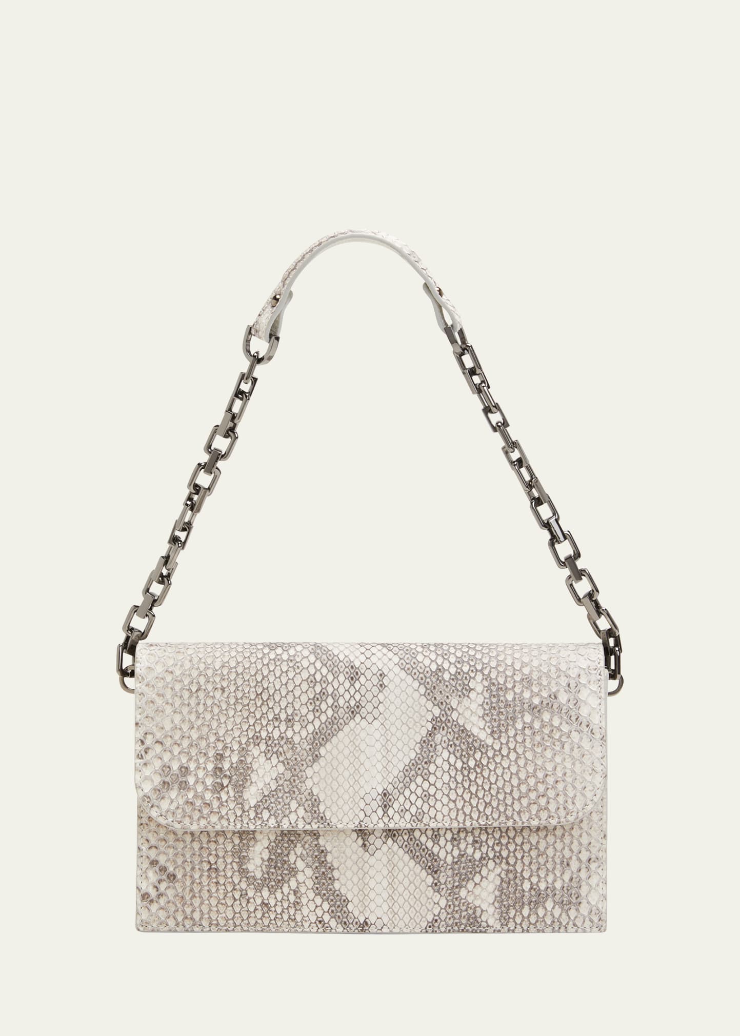 Isabella Python Chain Shoulder Bag