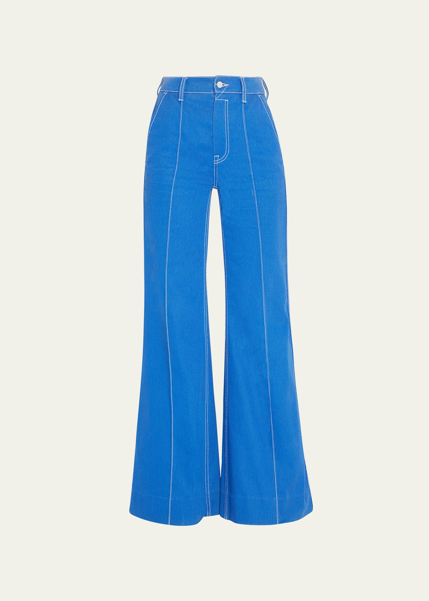 Zimmermann High Tide Kick Flare Sailor Jeans