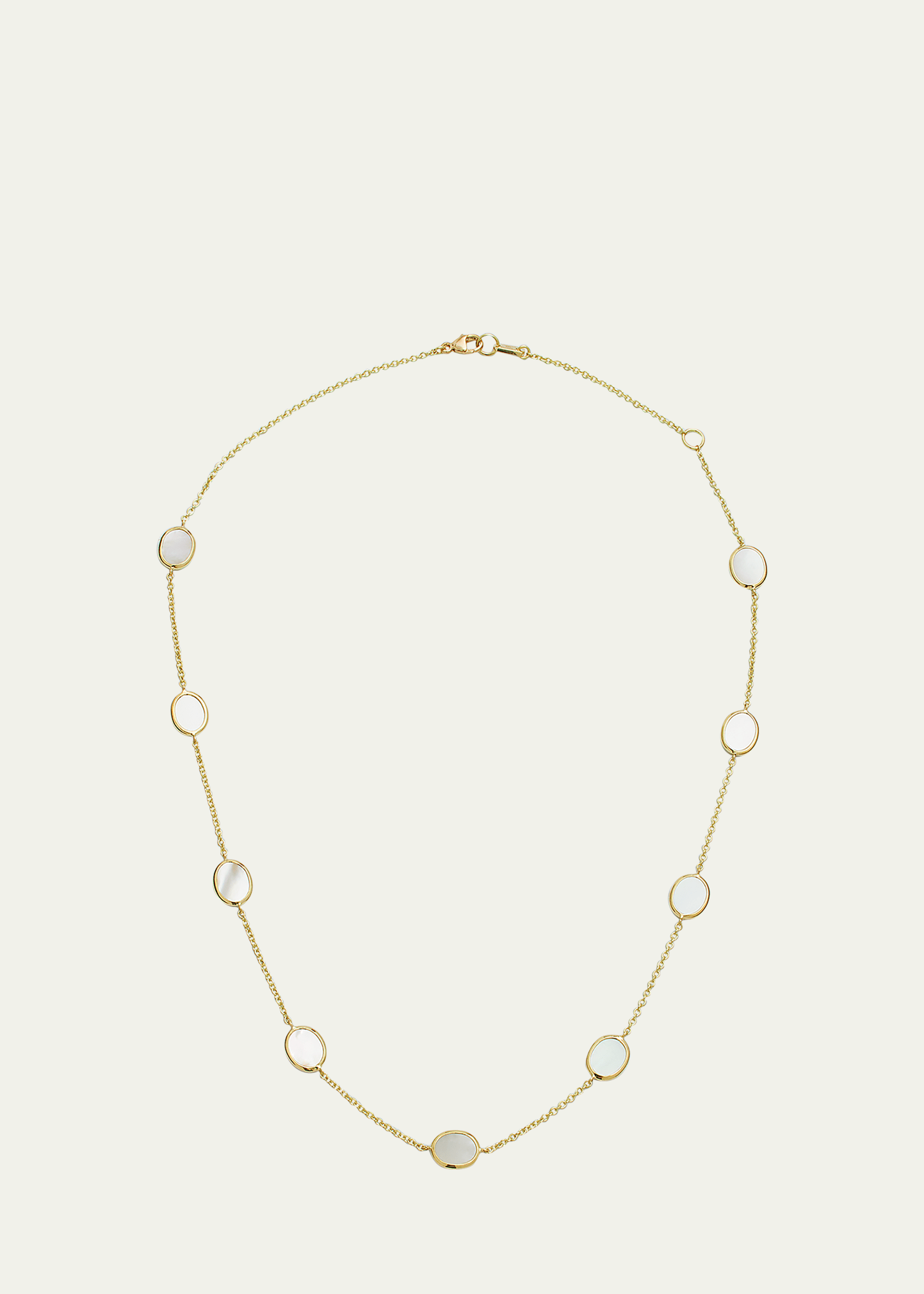 Shop Ippolita 18k Gold Rock Candy Confetti Station Necklace In Mother Of Pearl