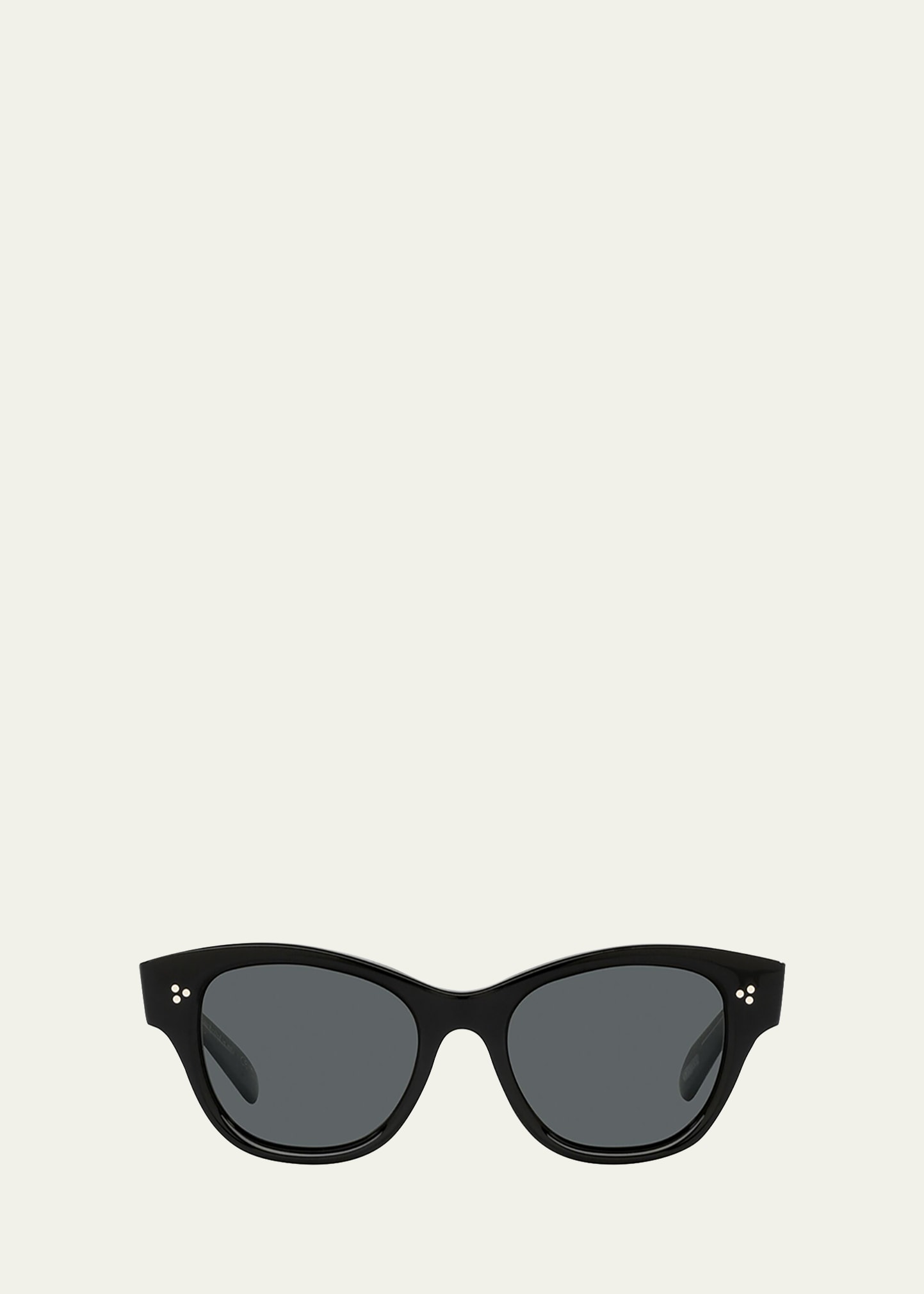 Oliver Peoples The Eadie Polarized Acetate Sunglasses In Black