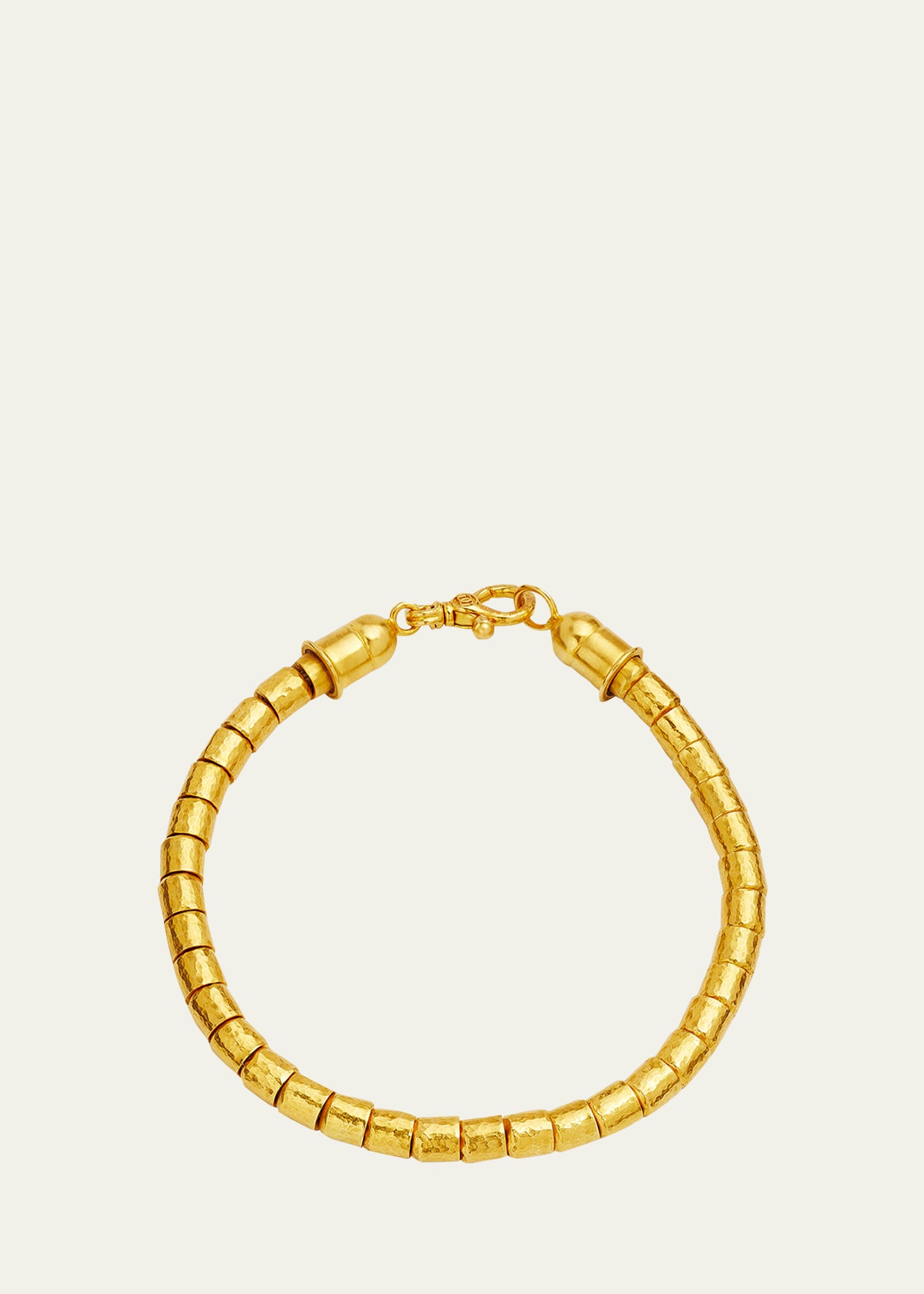 Gurhan Men's All Around 24K Yellow Gold Beaded Bracelet