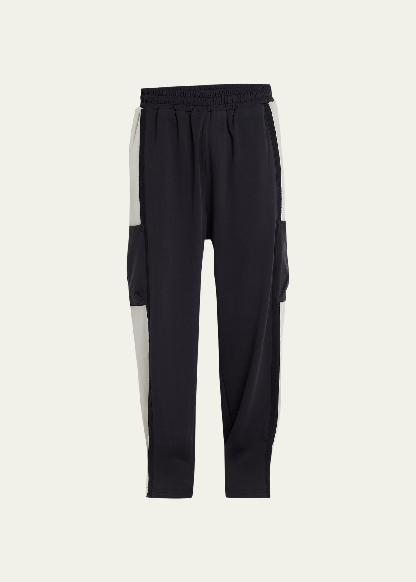Men's Relaxed Athletic Pants with Side Panels