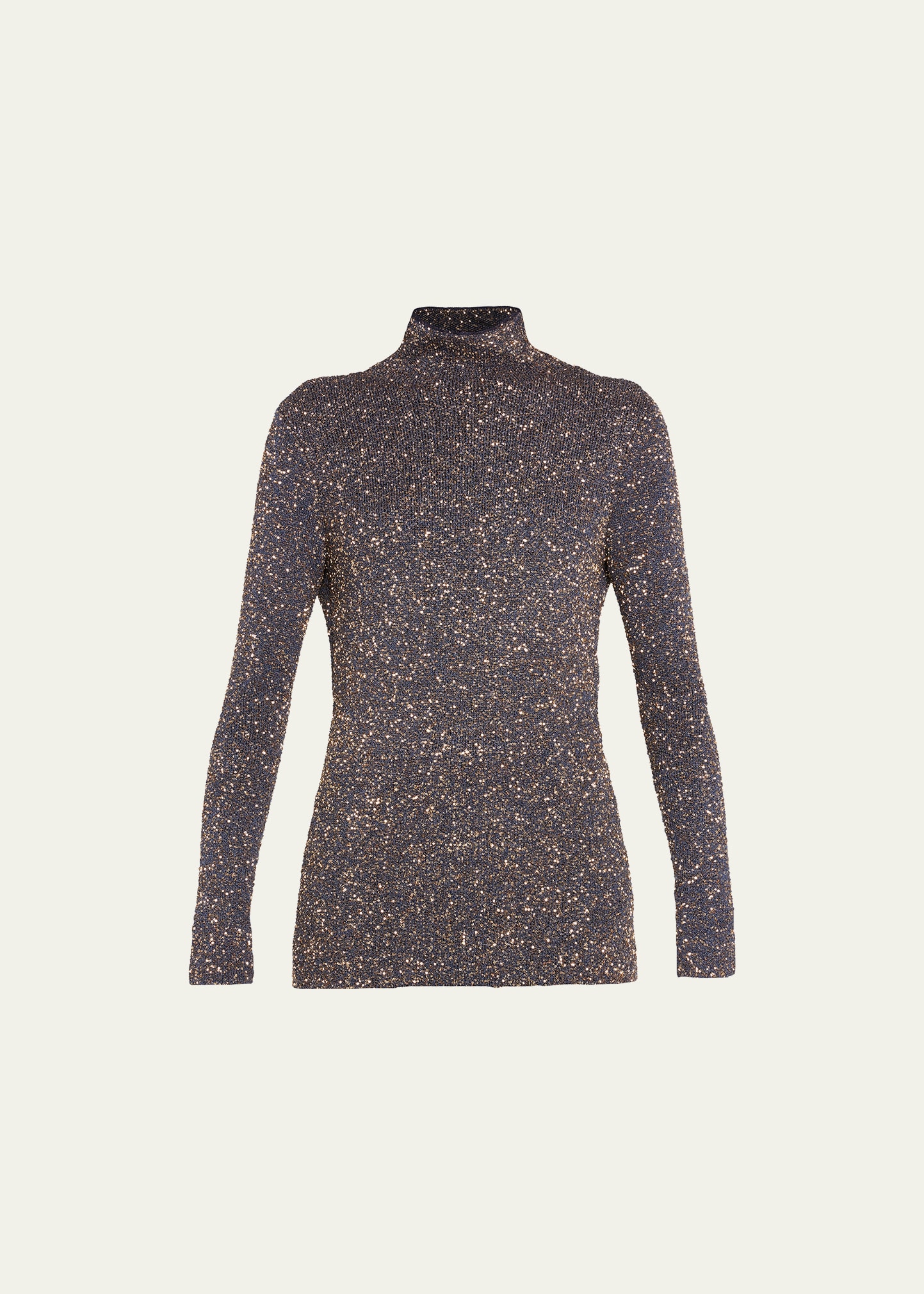 PROENZA SCHOULER SEQUIN KNIT SWEATER W/ BACK CUTOUTS 