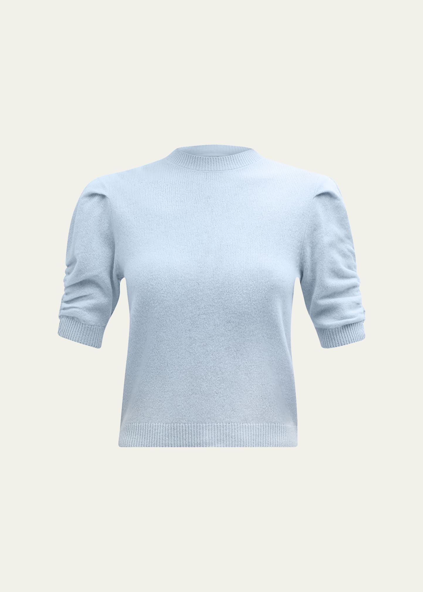 Frame Ruched Cashmere Sweater In Espresso
