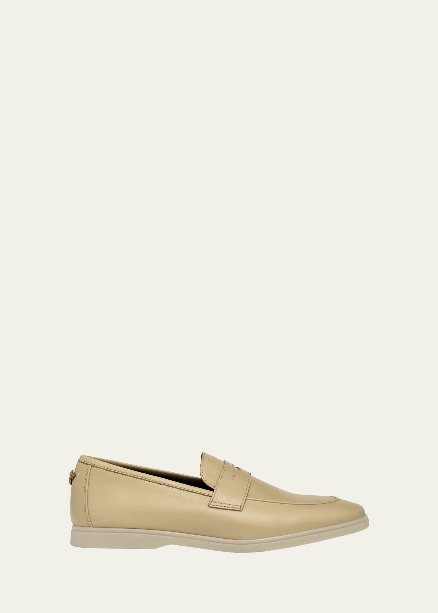 Bougeotte Leather Sporty Penny Loafers