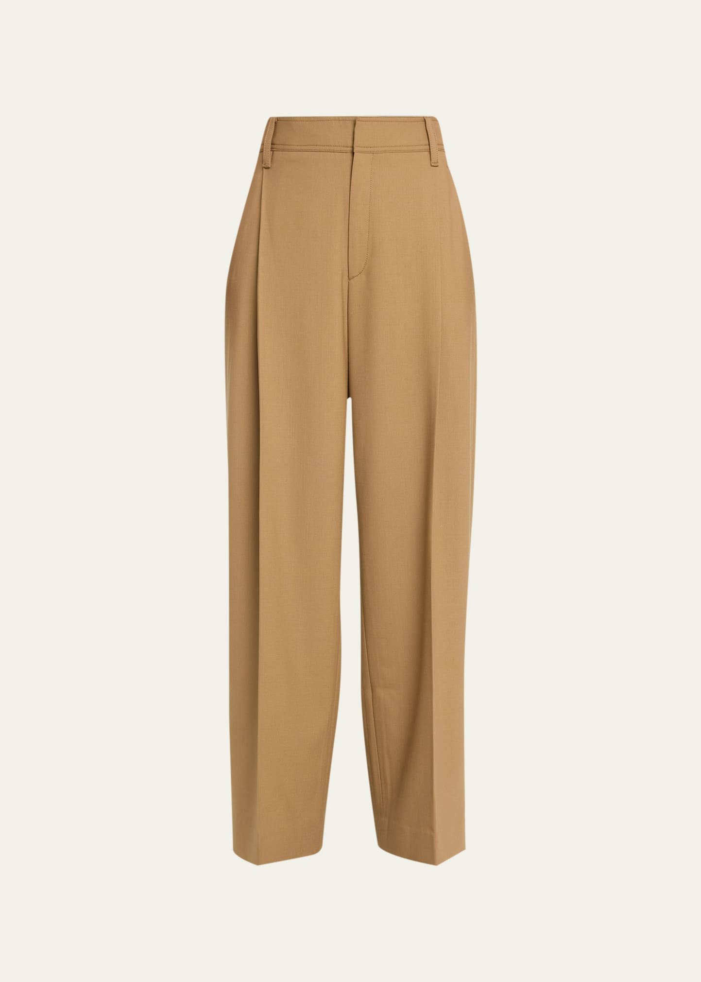 Maria Mcmanus Mid-rise Pleat Front Trousers In Toffe