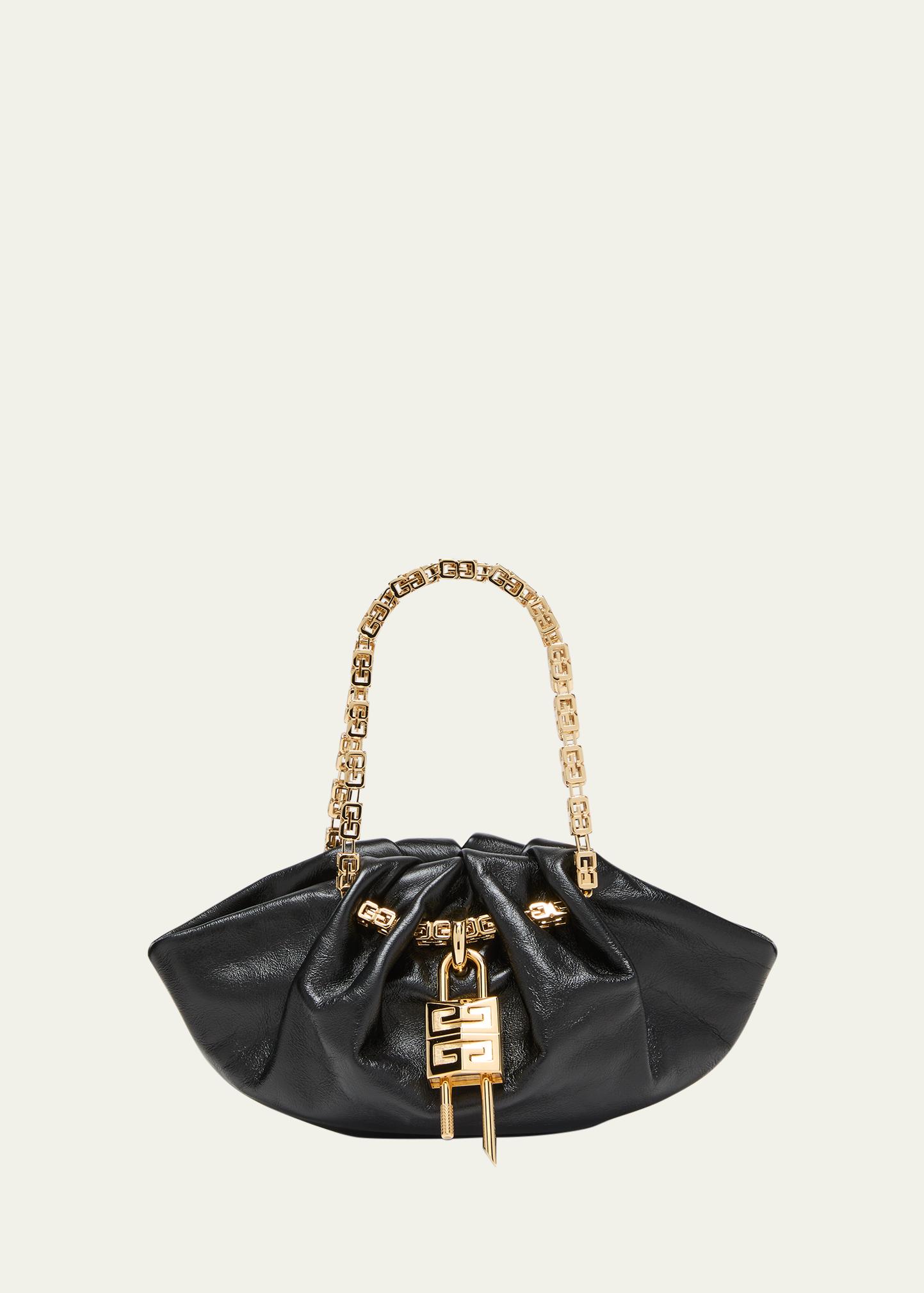 Givenchy Mini Kenny Neo Leather Shoulder Bag in Black | Smart Closet