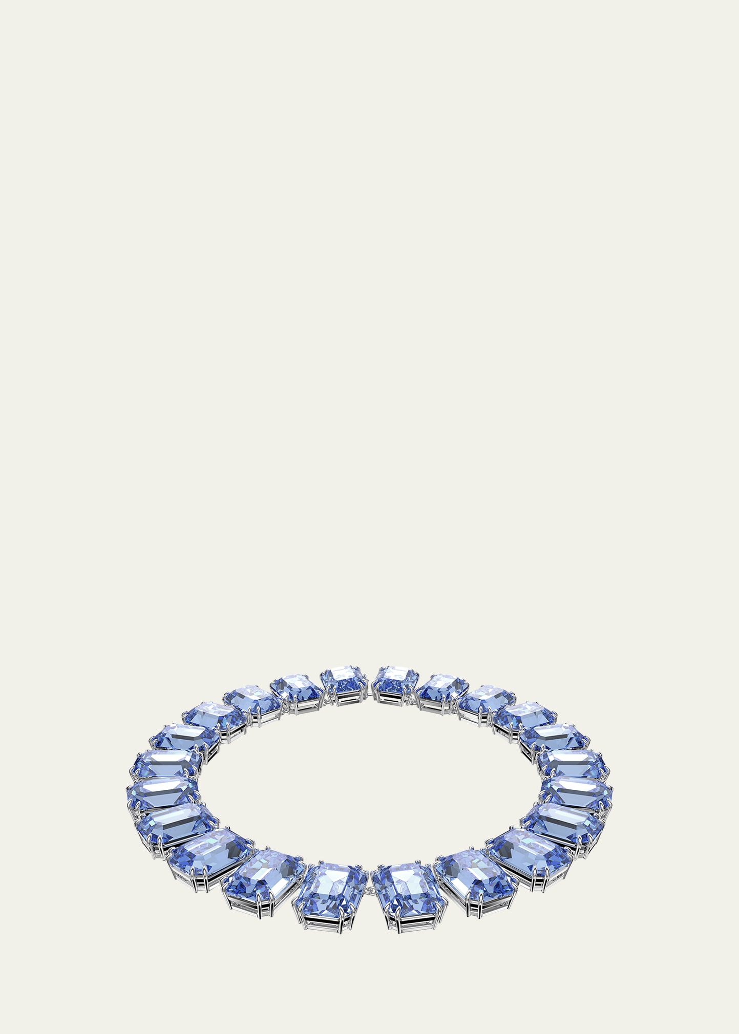 Millenia Necklace with Octagon-Cut Stones, Blue