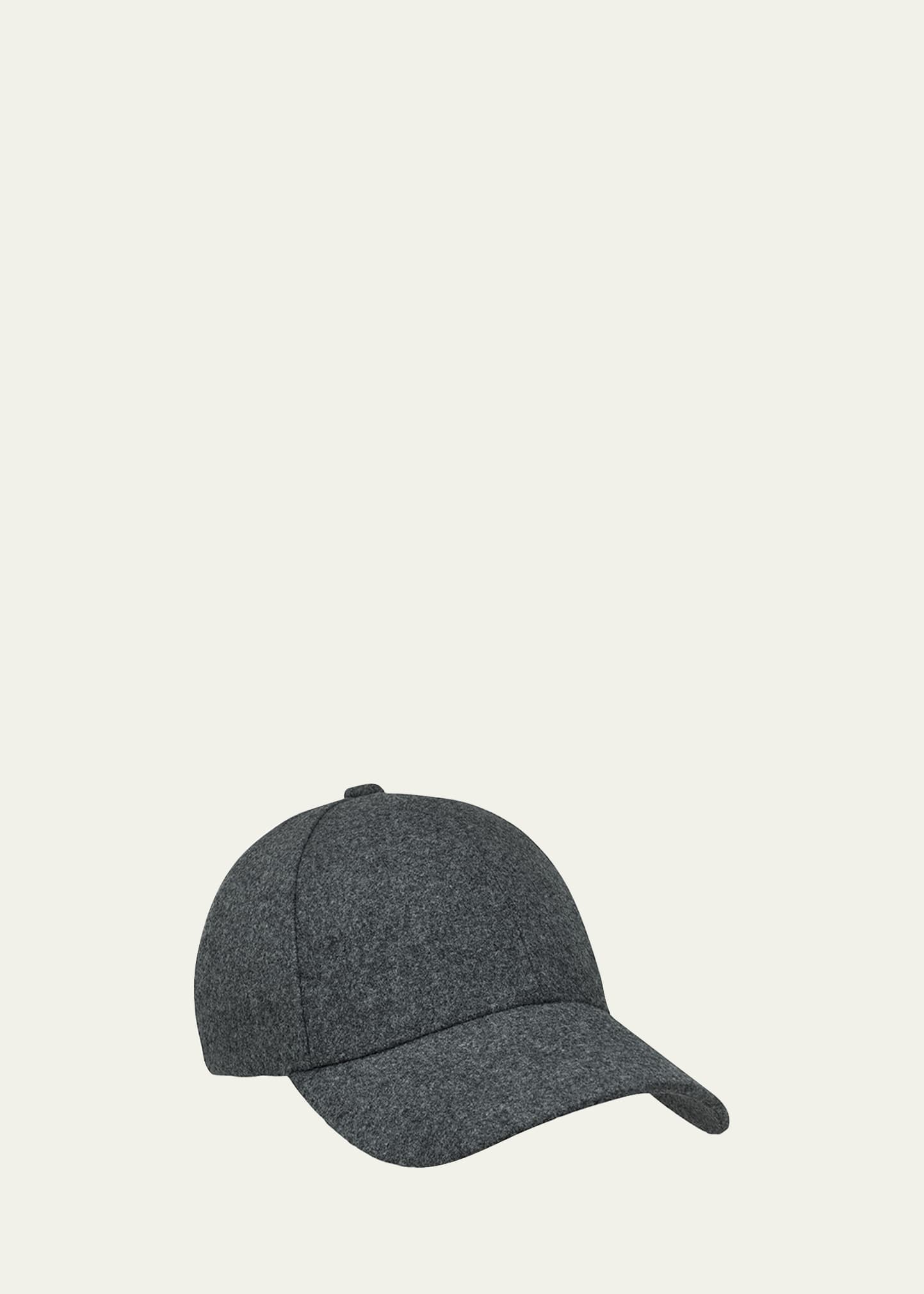 Varsity Headwear Men's Wool-blend 6-panel Baseball Cap In Granite Grey