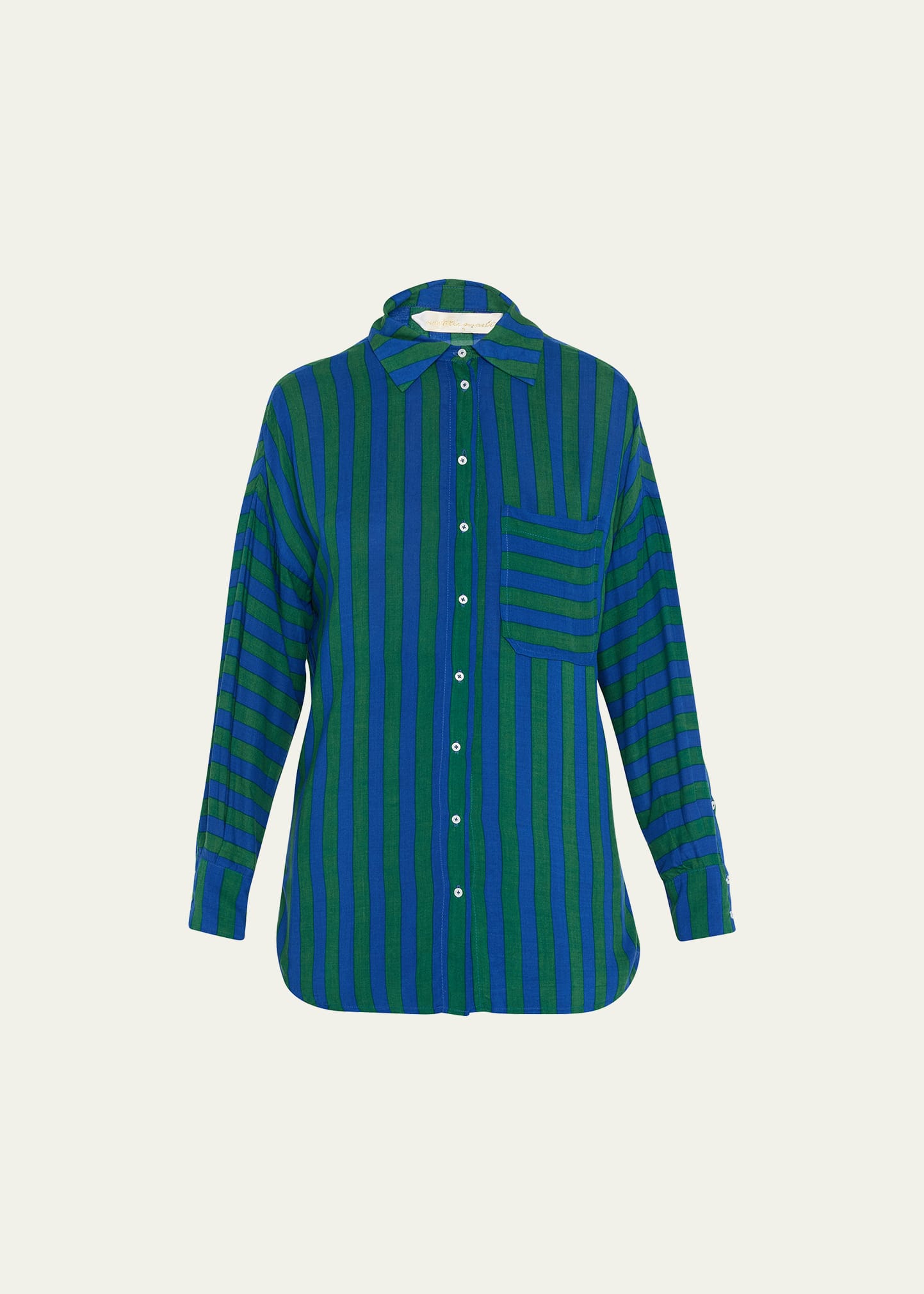 Jennifer Striped Button-Front Shirt