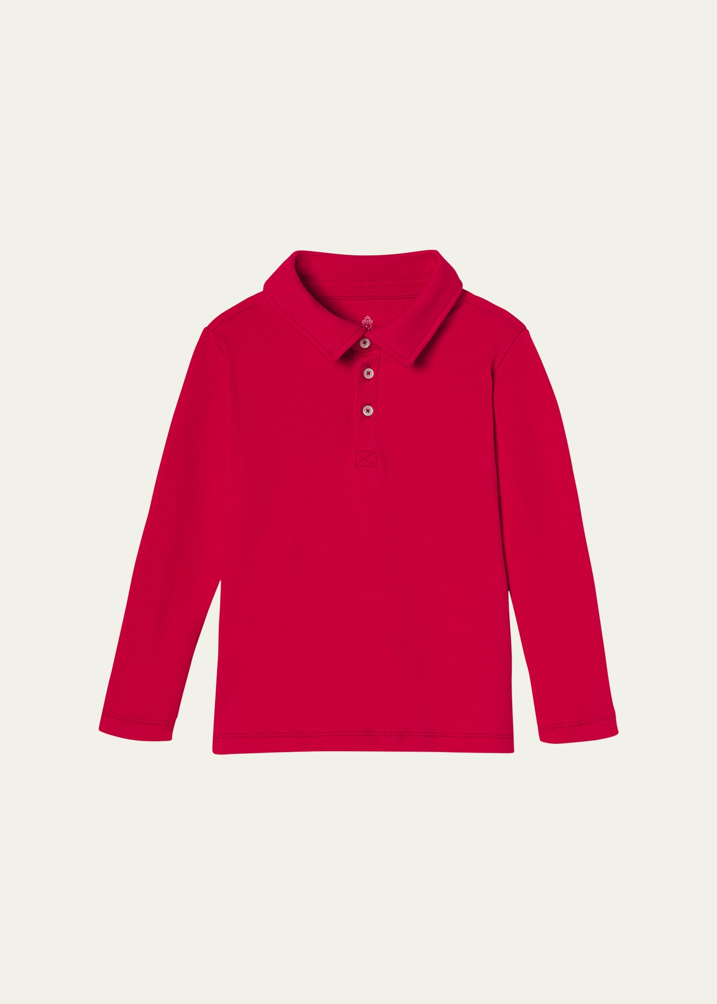 Classic Prep Childrenswear Kids' Boy's Hayden Polo Shirt In Crimson