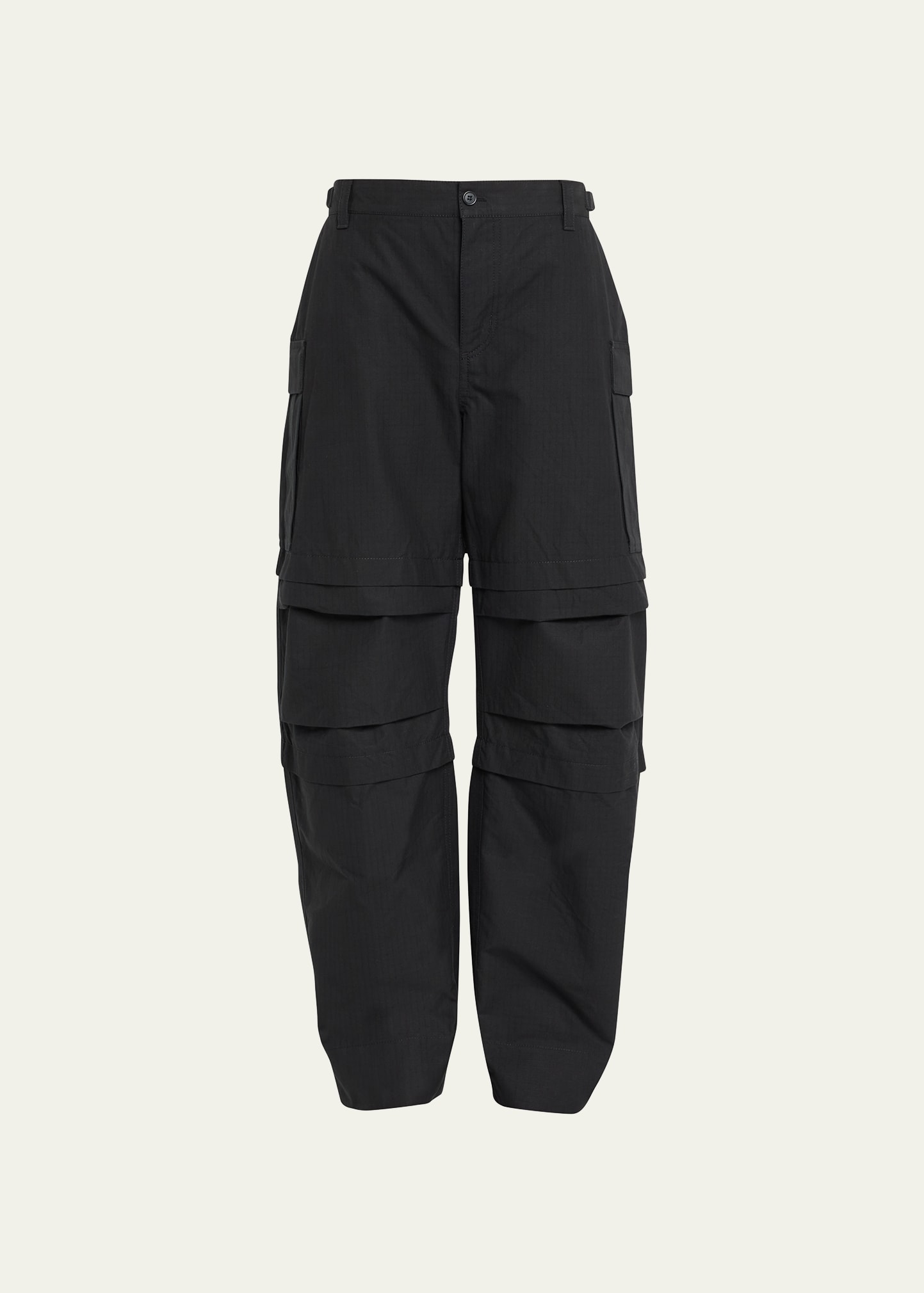 Shop Wardrobe.nyc Cotton Cargo Pants In Black