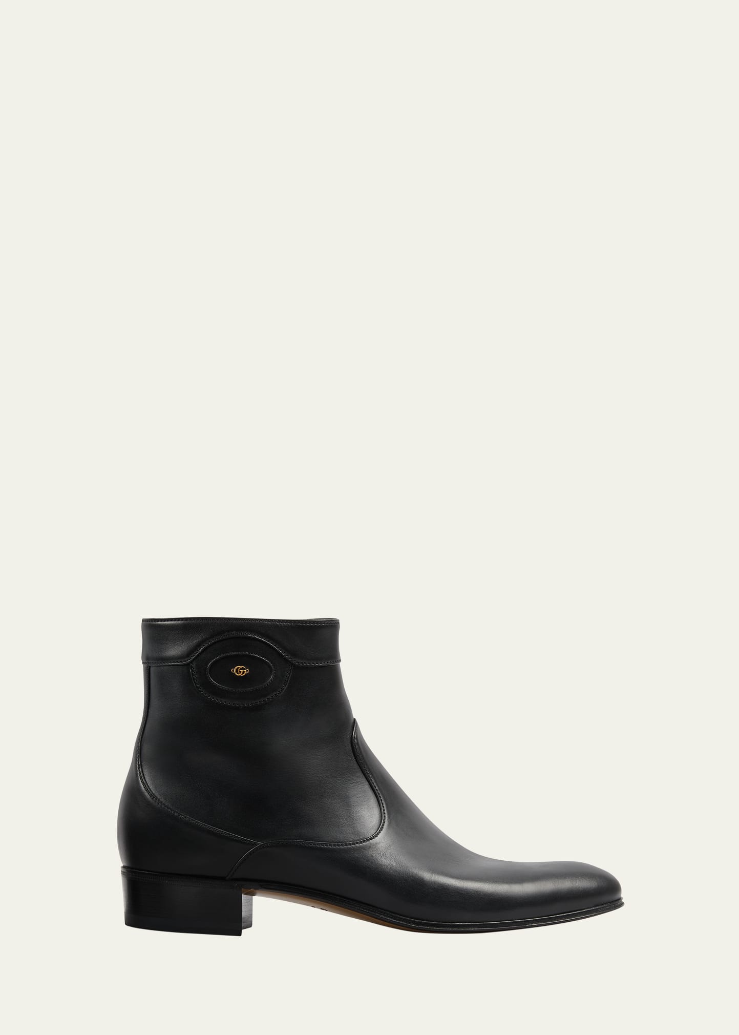 Men's Adel GG Leather Ankle Boots