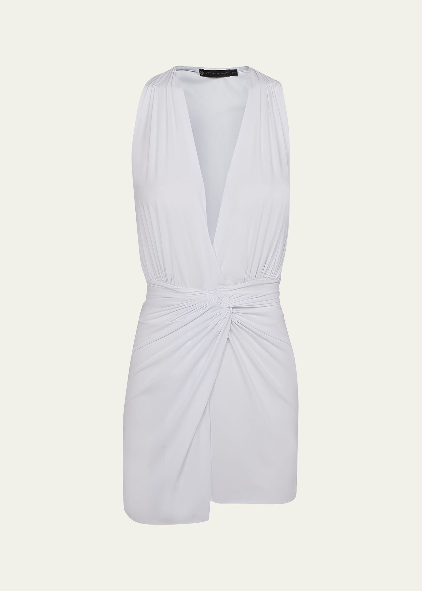 Vix Karina Mini Dress Swim Cover-up In White
