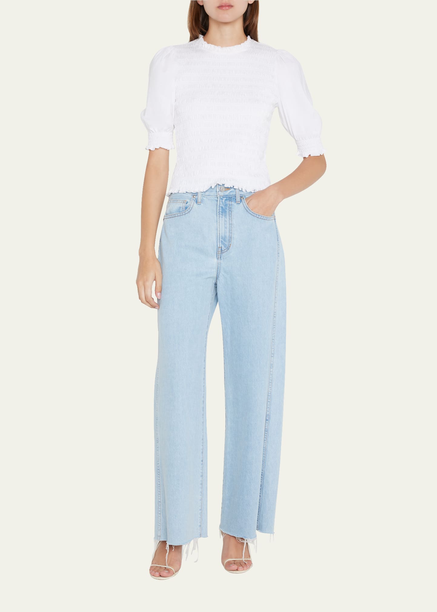 Taylor High Rise Wide-Leg Jeans