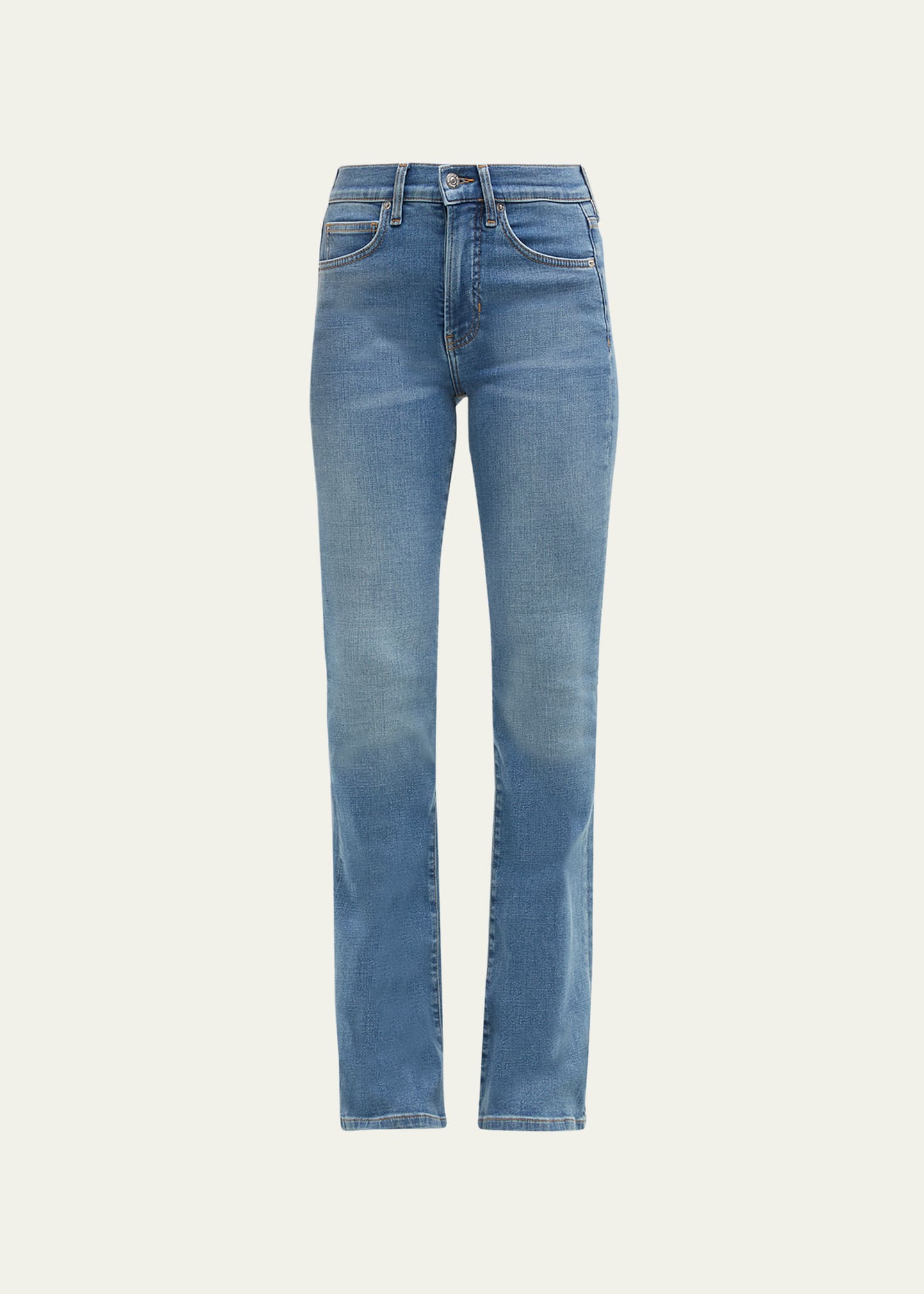 Beverly High-Rise Skinny Flared Jeans