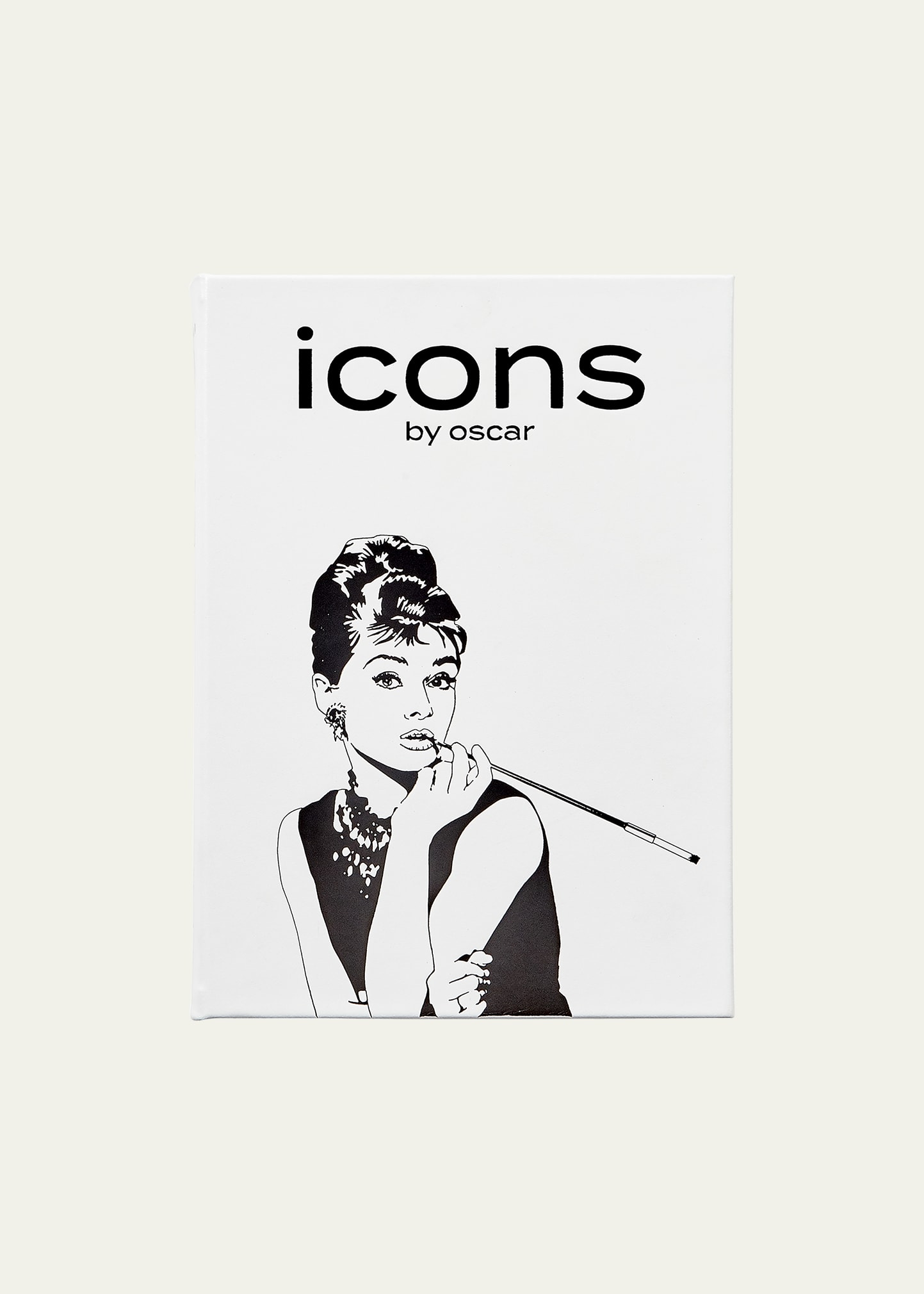 Graphic Image Icons Book In White