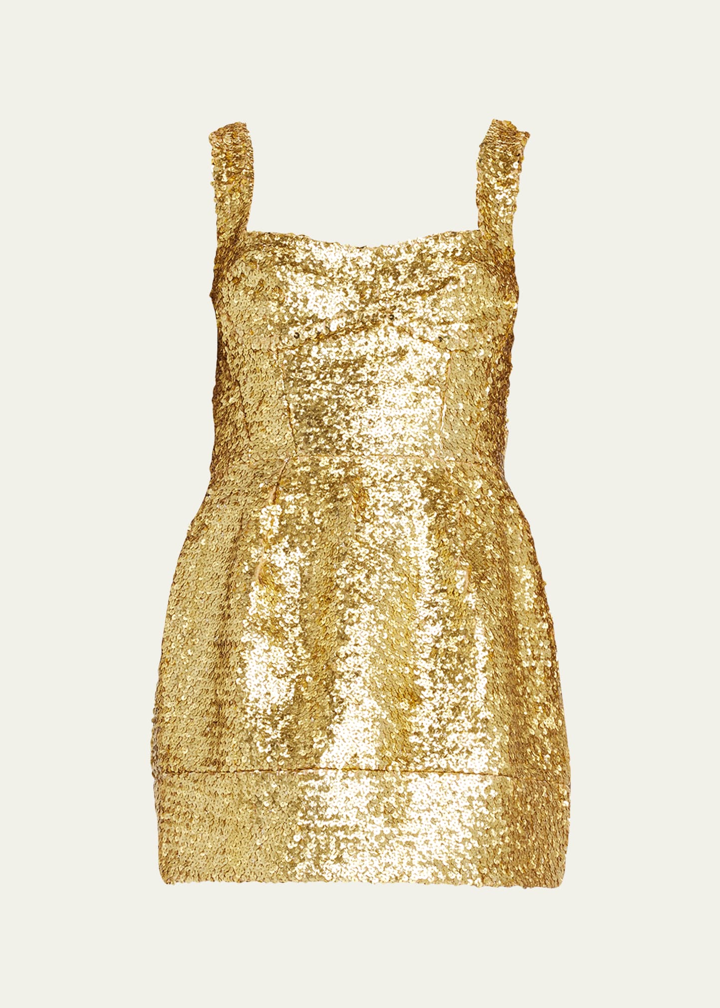 Bronx and Banco Katherine Sequin Fit-&-Flare Mini Dress