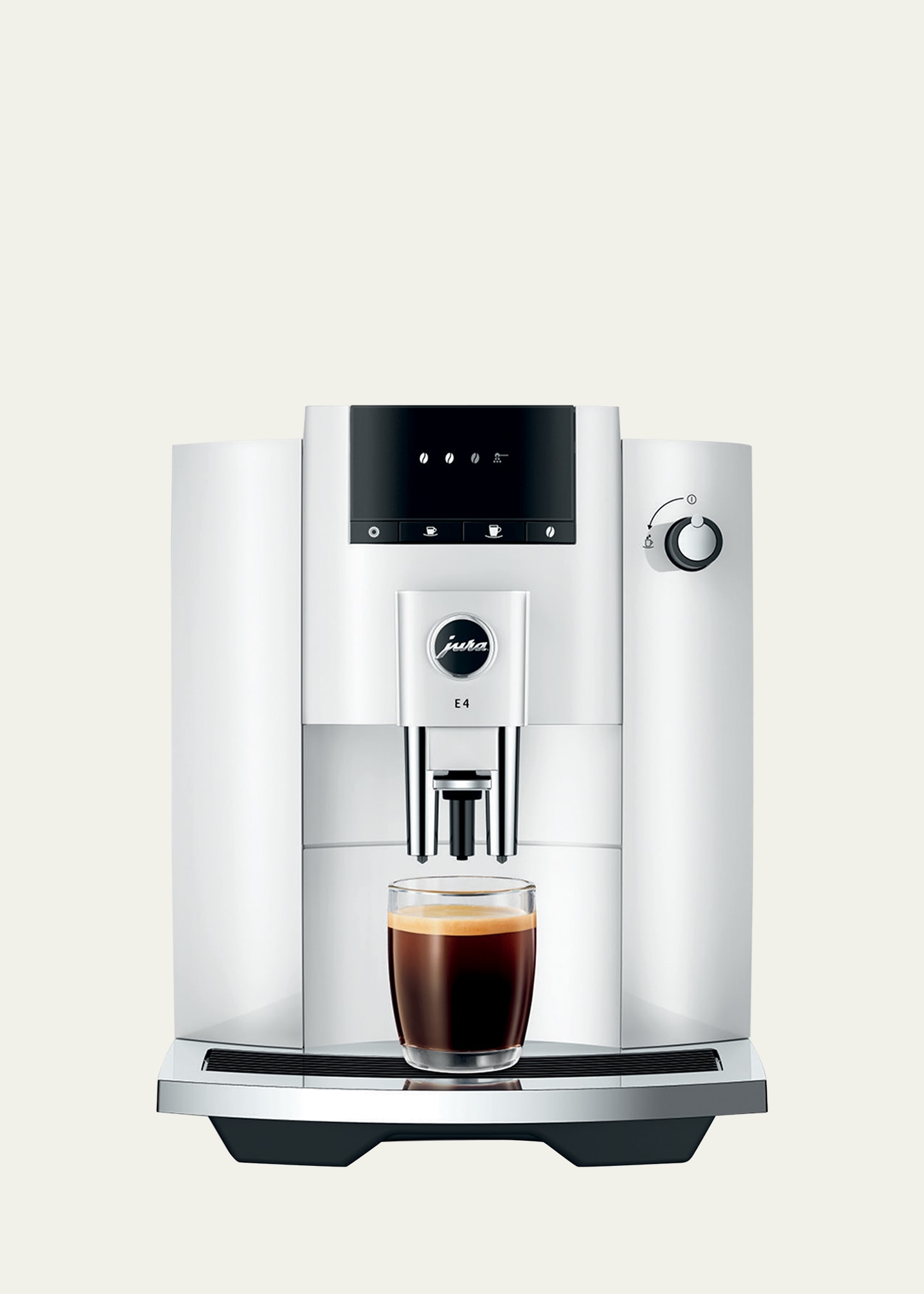 E4 Piano White Coffee & Espresso Machine