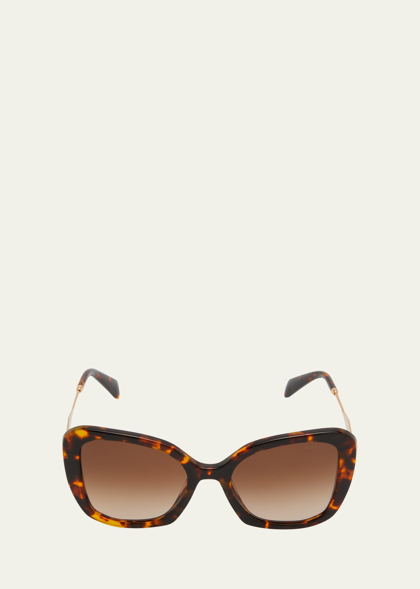 Logo Emblem Acetate Cat-Eye Sunglasses