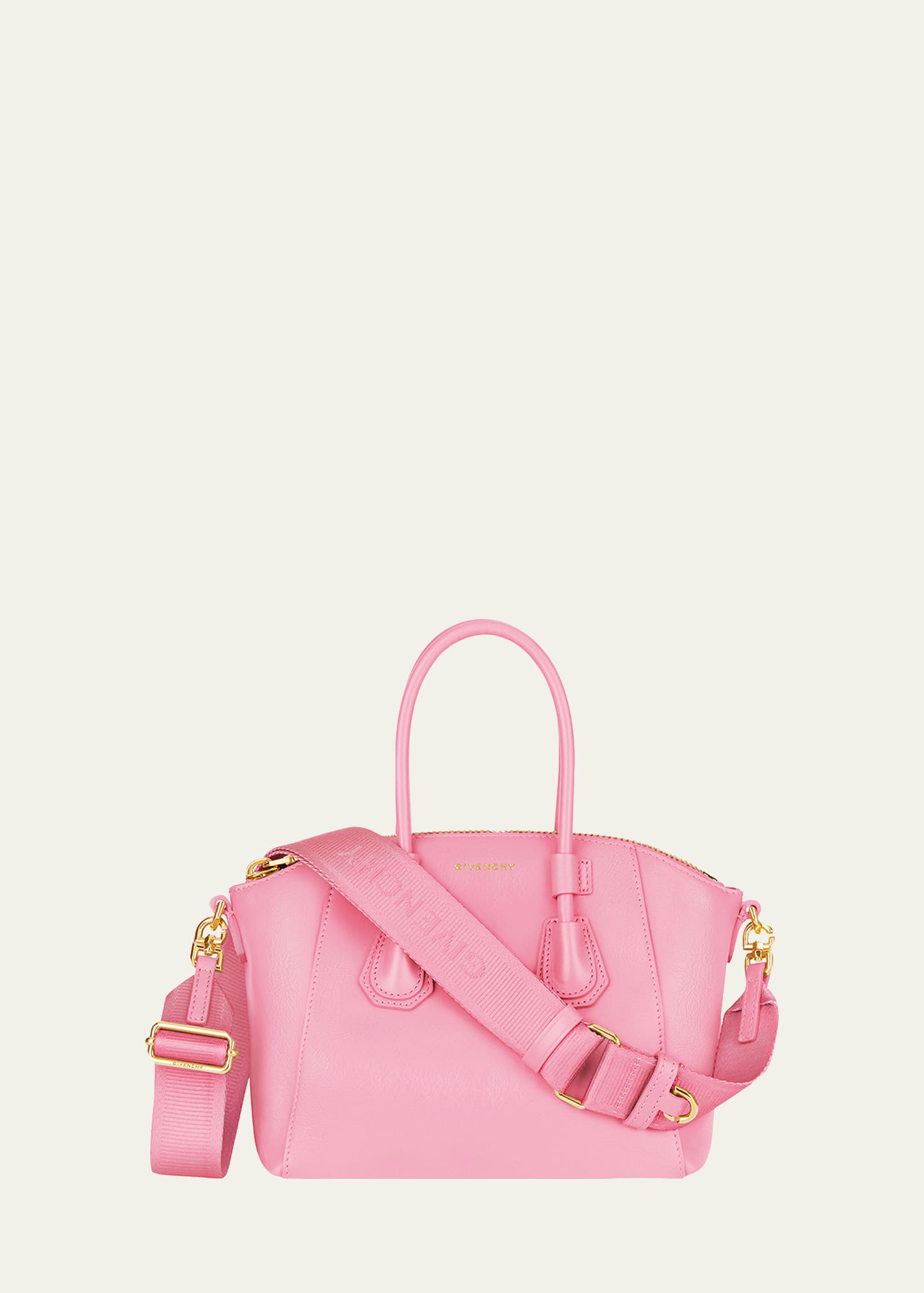 Givenchy Light Pink Leather Mini Antigona Satchel Givenchy