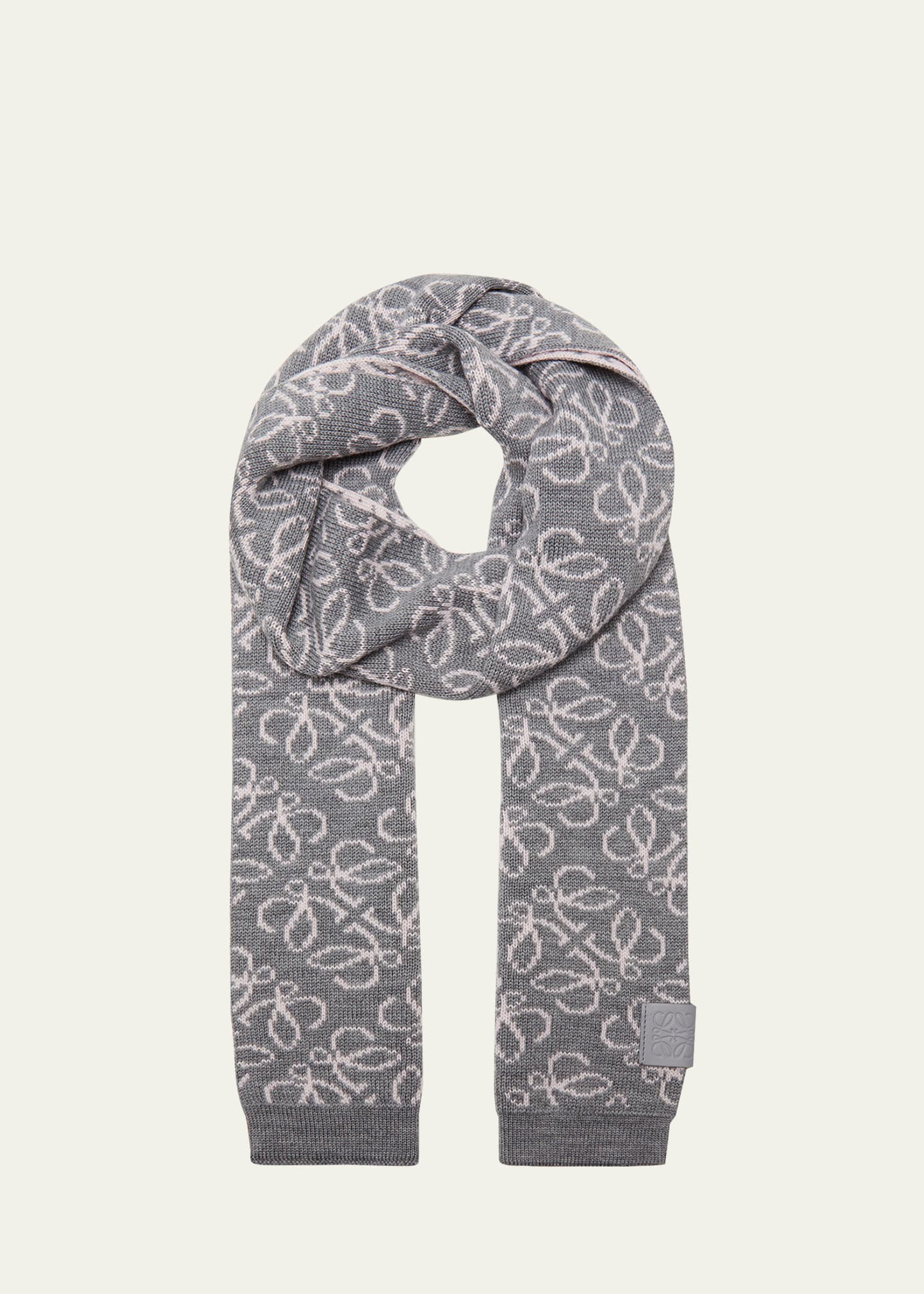All-Over Anagram Wool Scarf