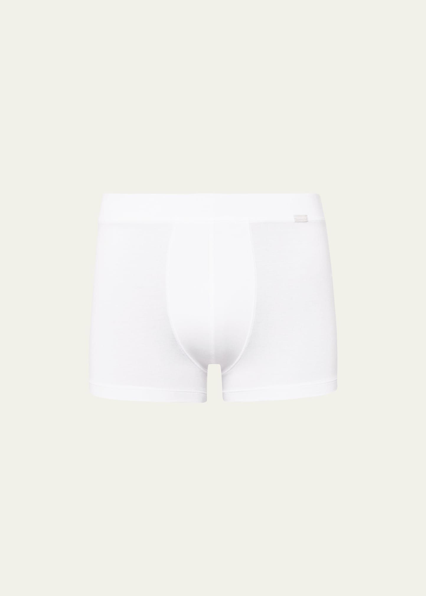 Hanro Mercerised Stretch-cotton Boxer Briefs In White