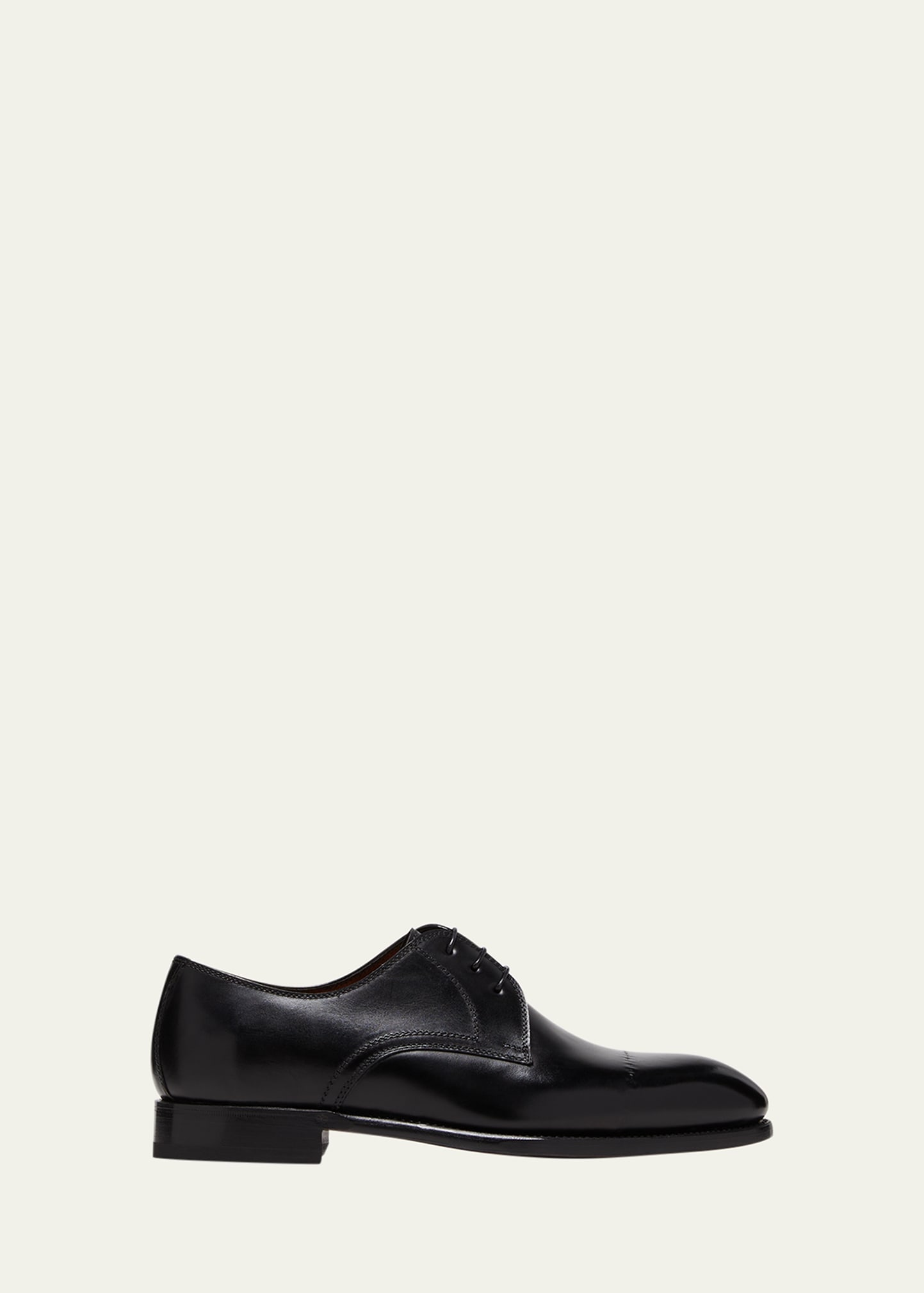 Bontoni Men's Umberto Cap Toe Leather Derby Shoes